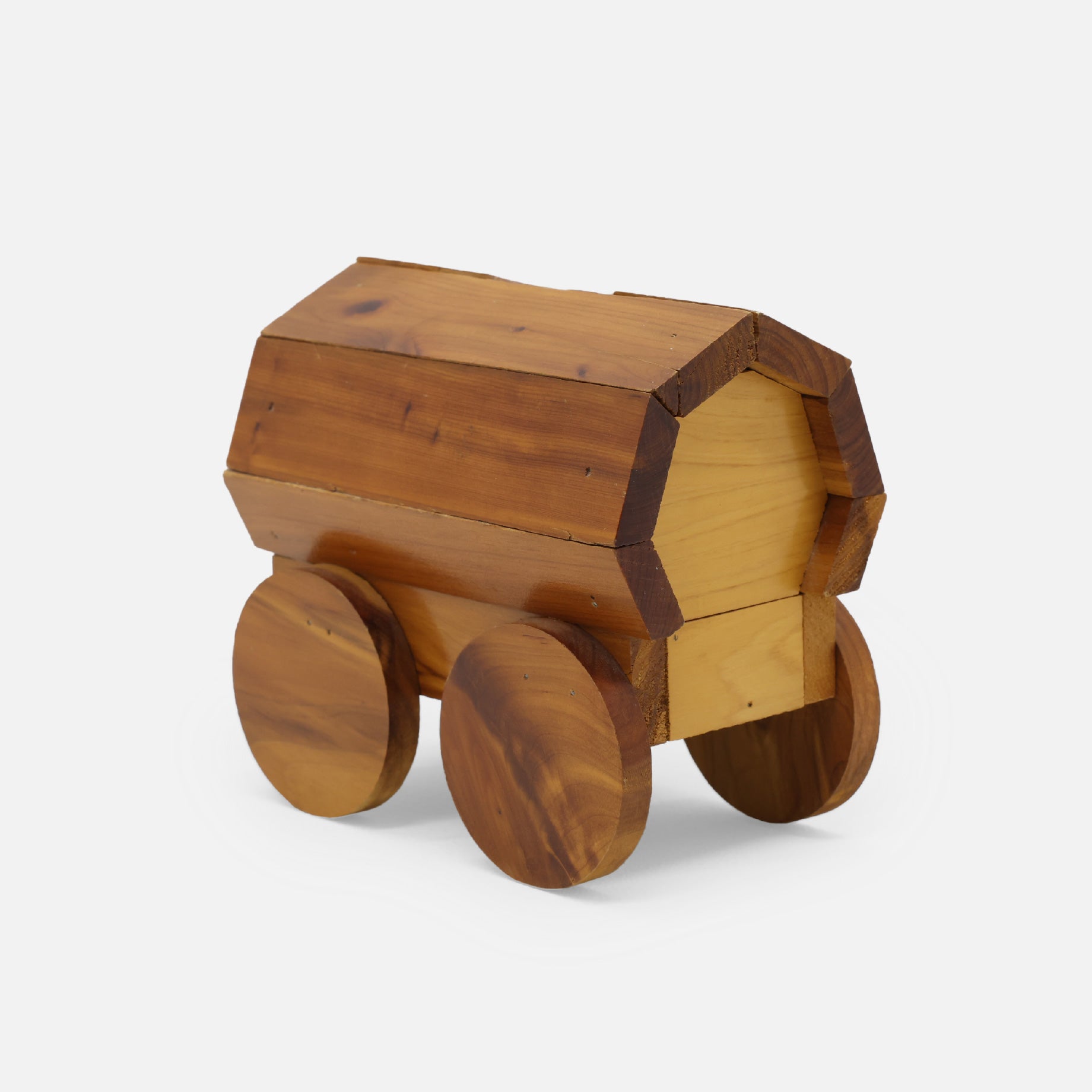 VINTAGE MISCELLANEOUS WOODEN BANK(WAGON)