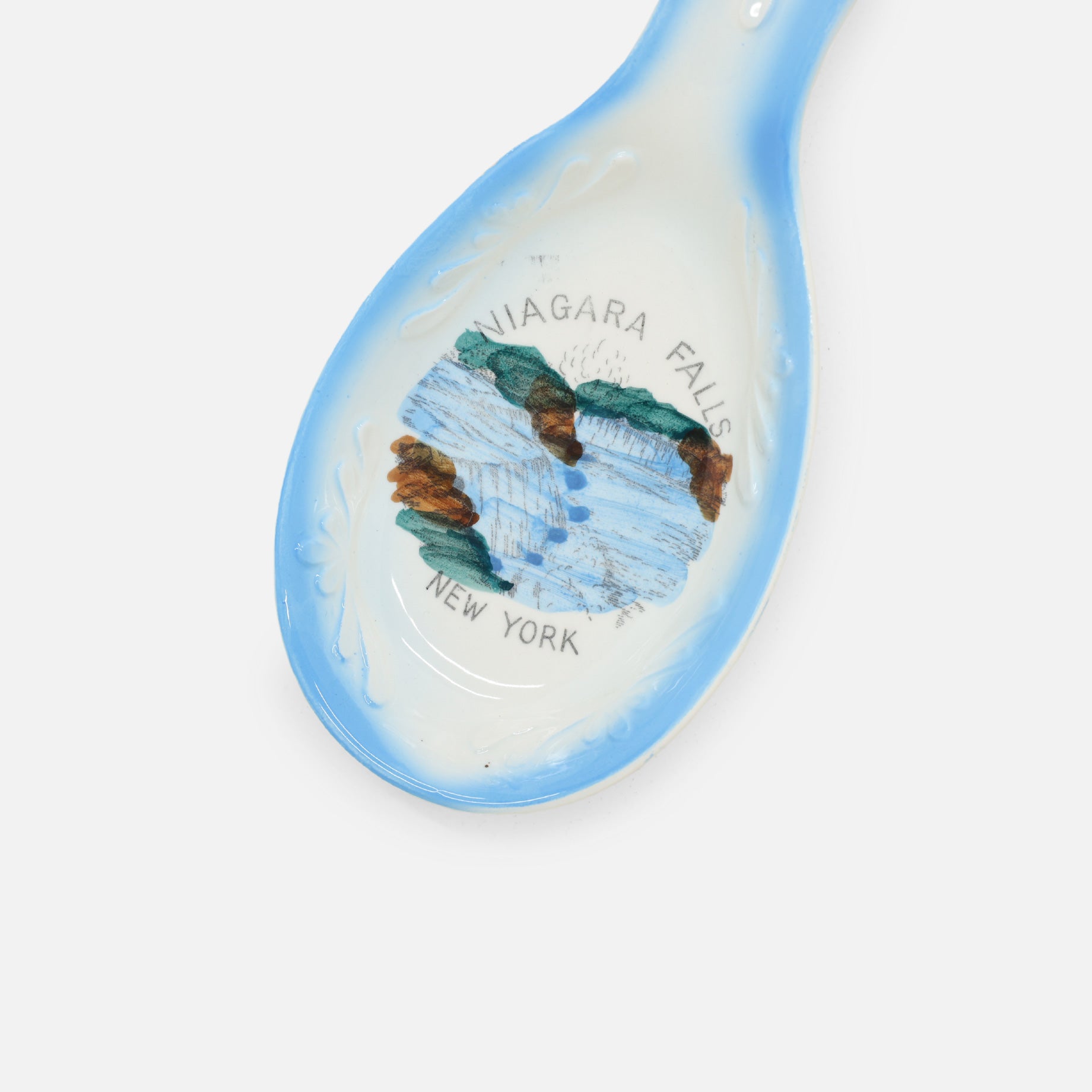 VINTAGE MISCELLANEOUS CERAMIC CHINA SPOON(NIAGARA FALL)