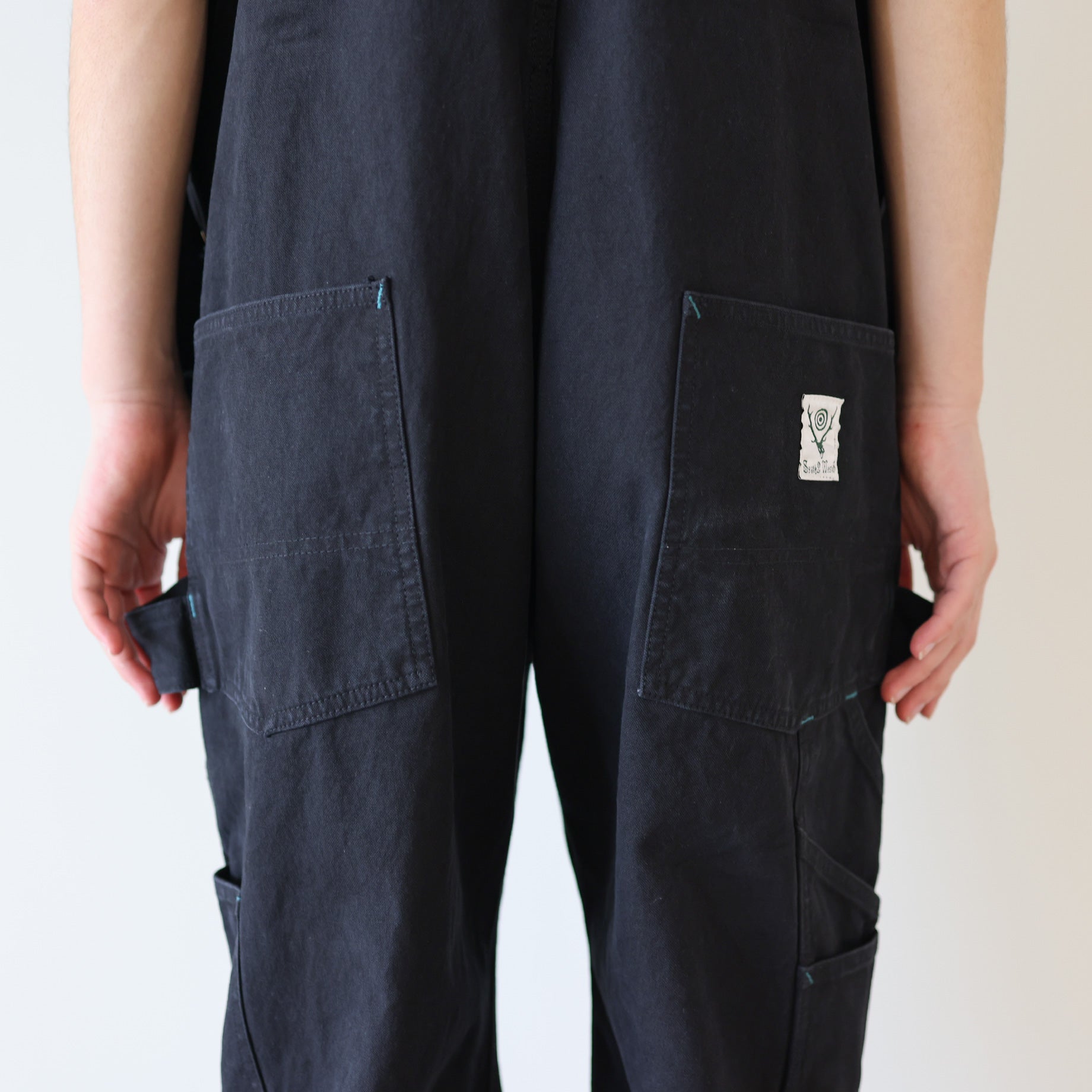 OVERALLS - 10OZ COTTON CANVAS(BLACK)