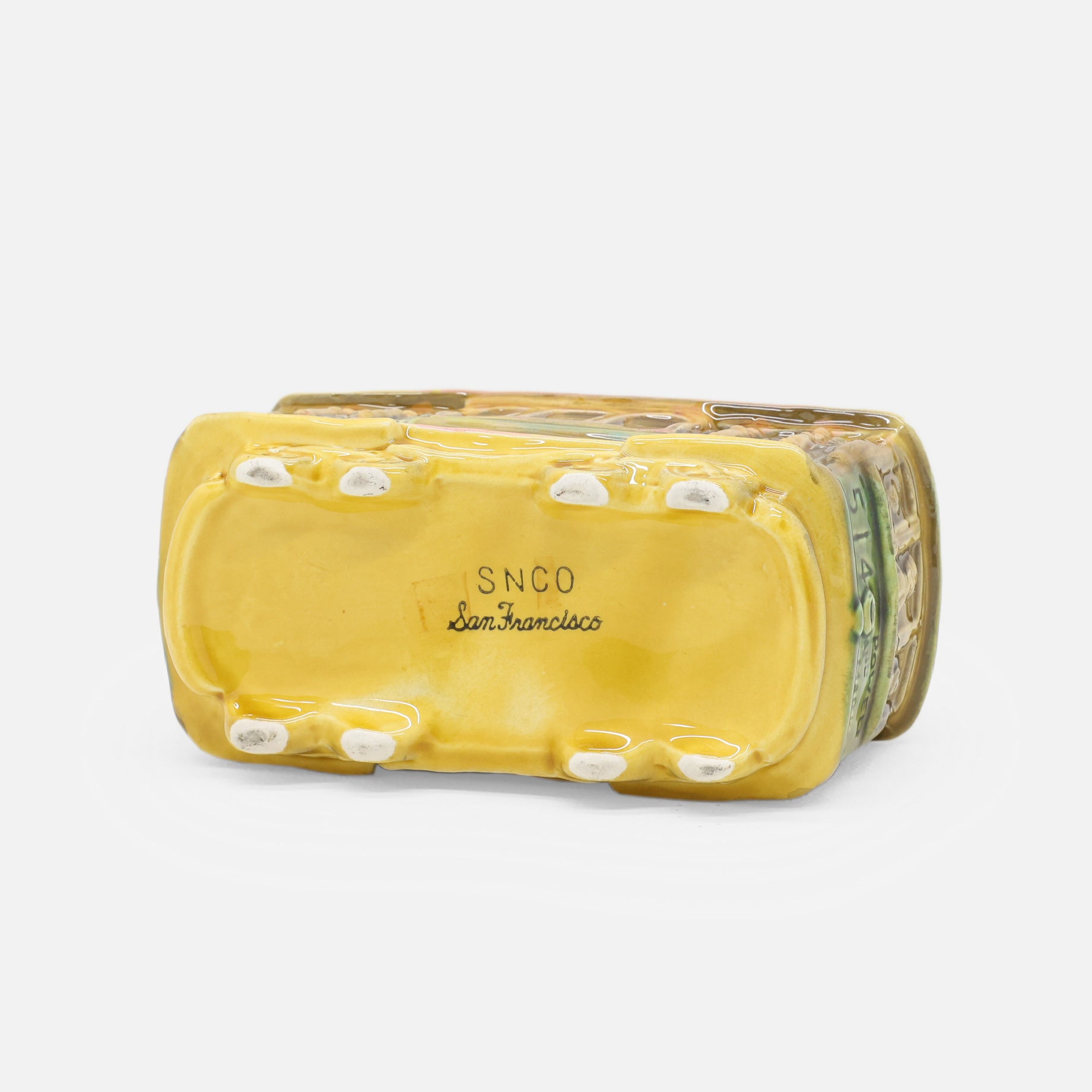 VINTAGE CERAMIC BUS ASHTRAY