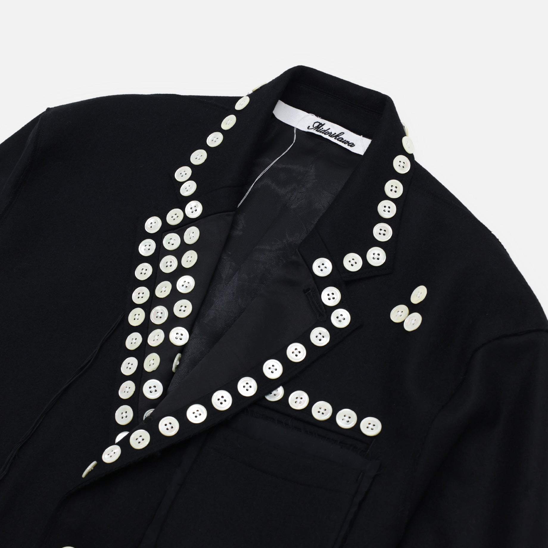 BUTTON JACKET(BLACK)
