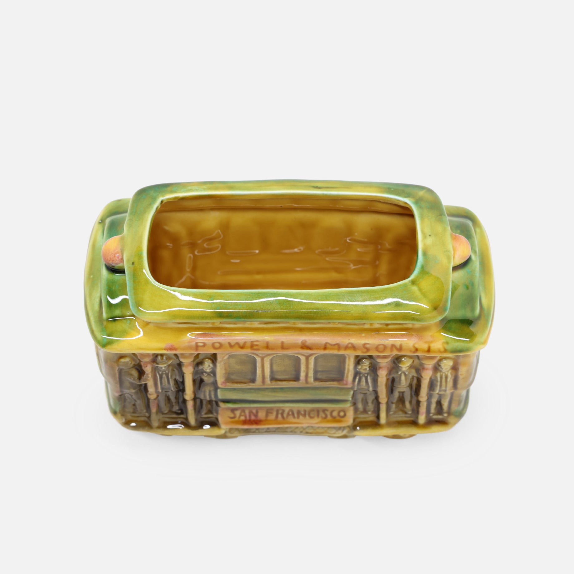 VINTAGE CERAMIC BUS ASHTRAY