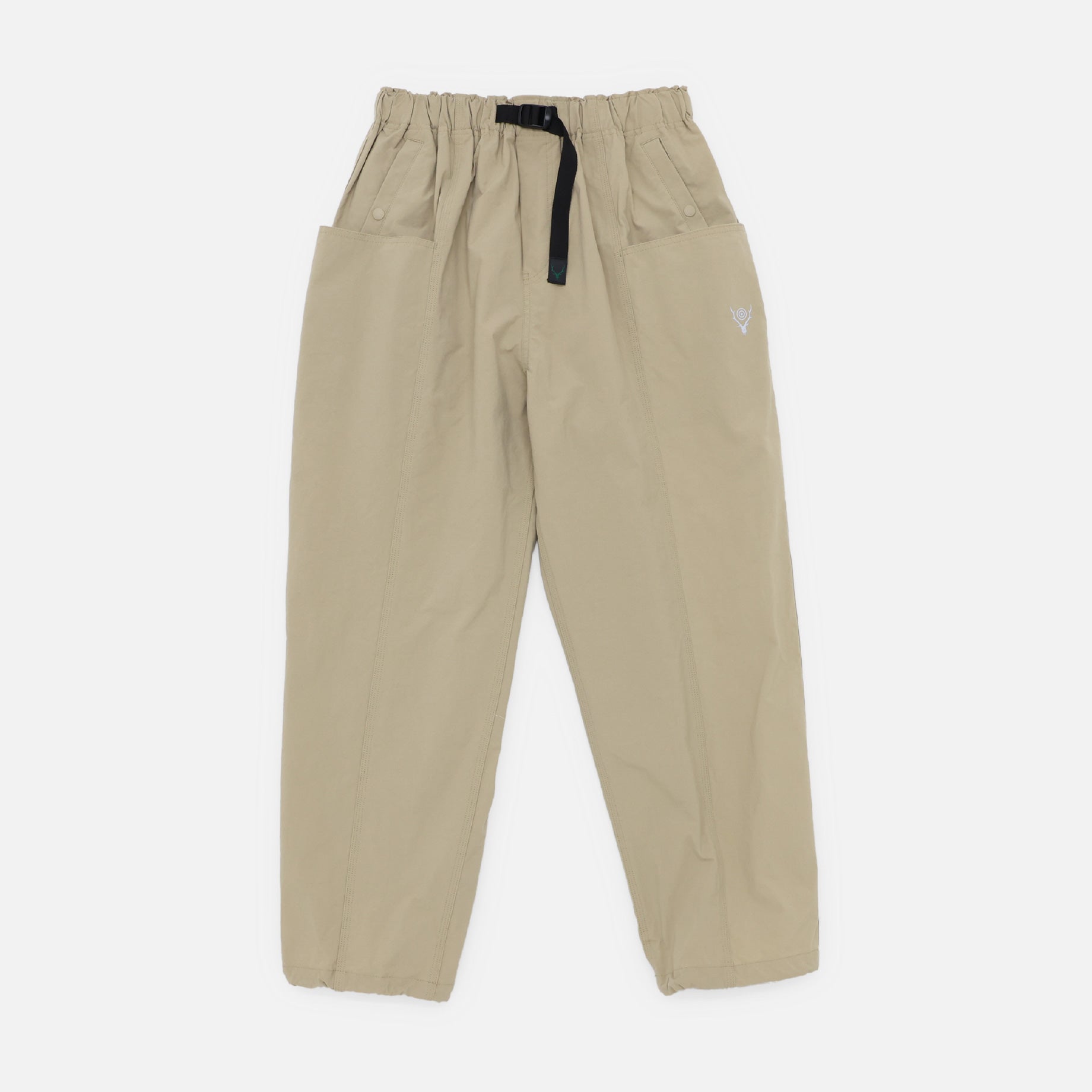 BELTED C.S. PANT - NYLON OXFORD（BEIGE）