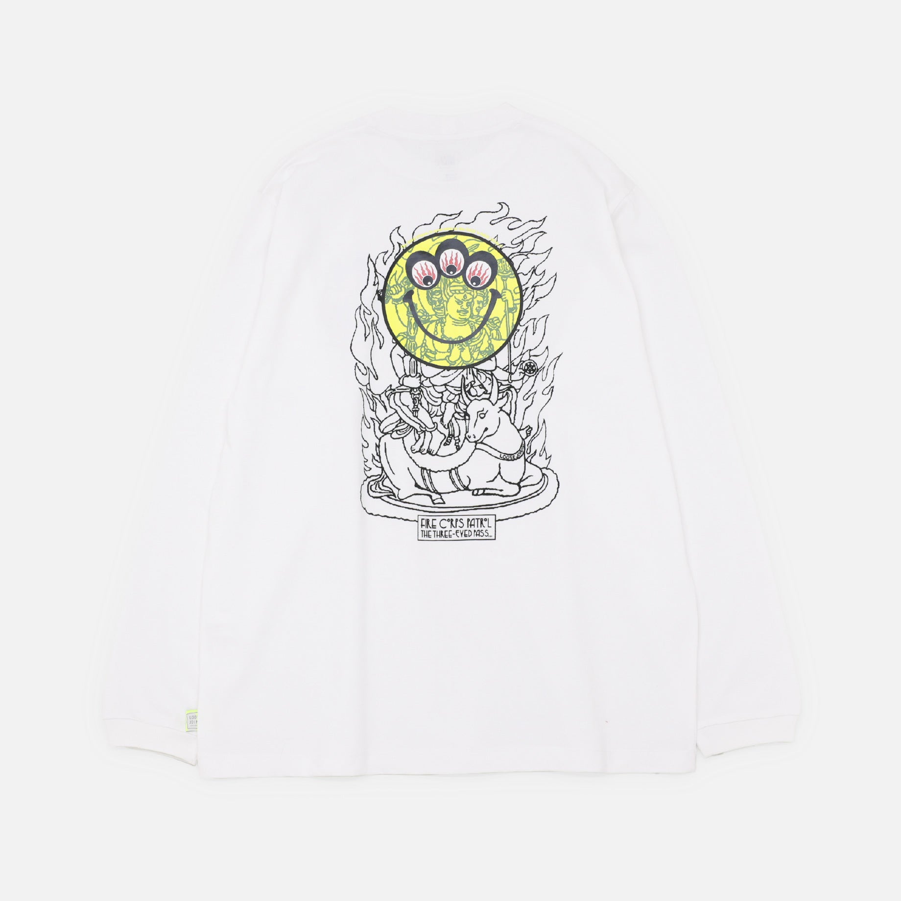 KATSUKI ARAKI - 'EYE CONTACT' L/S TEE(WHITE)