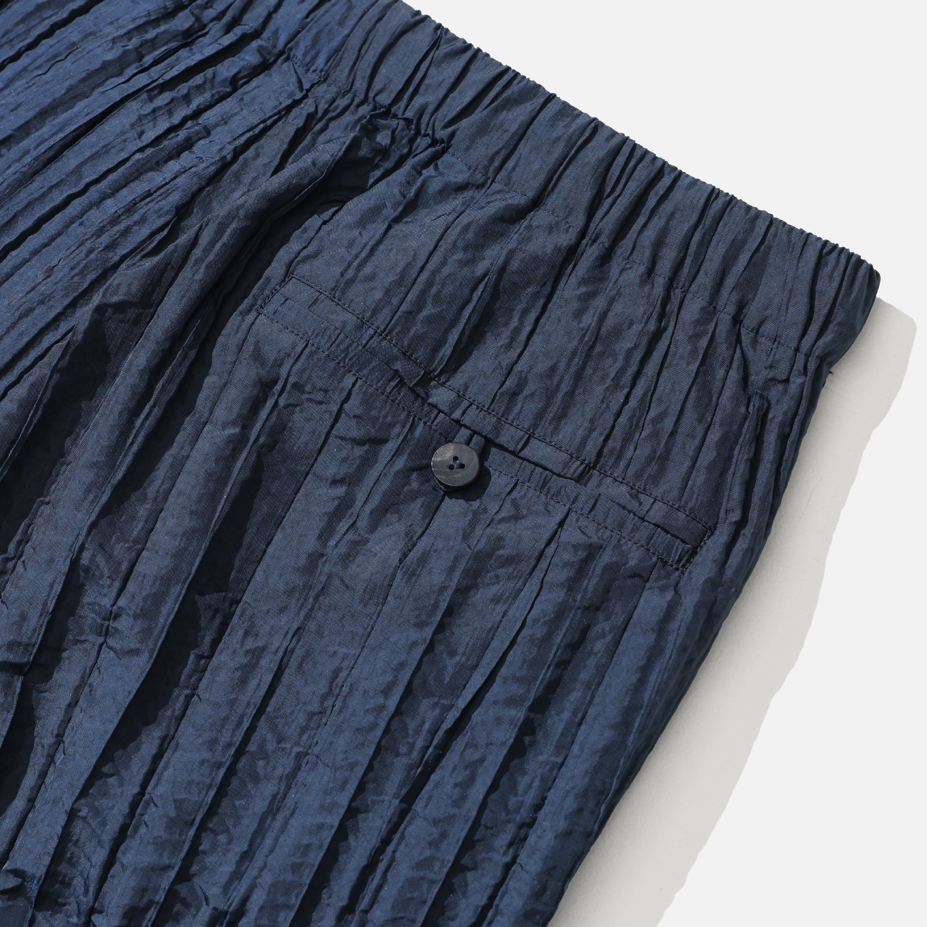 PLEATED CROPPED PANTS(NAVY)