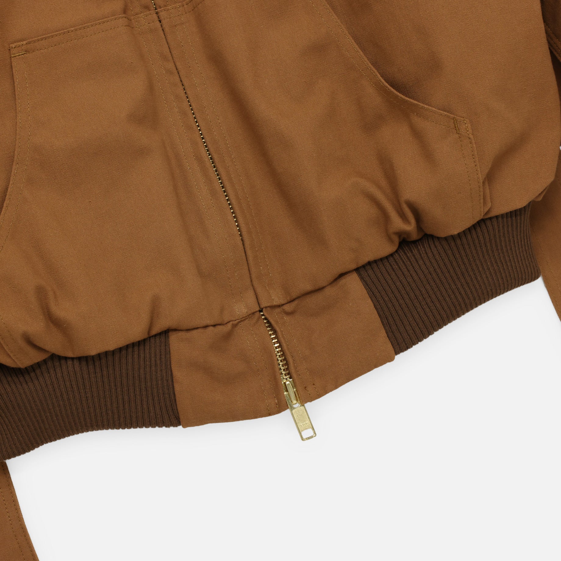 PUFF WORK HOODIE "BIGNESS"(BROWN)