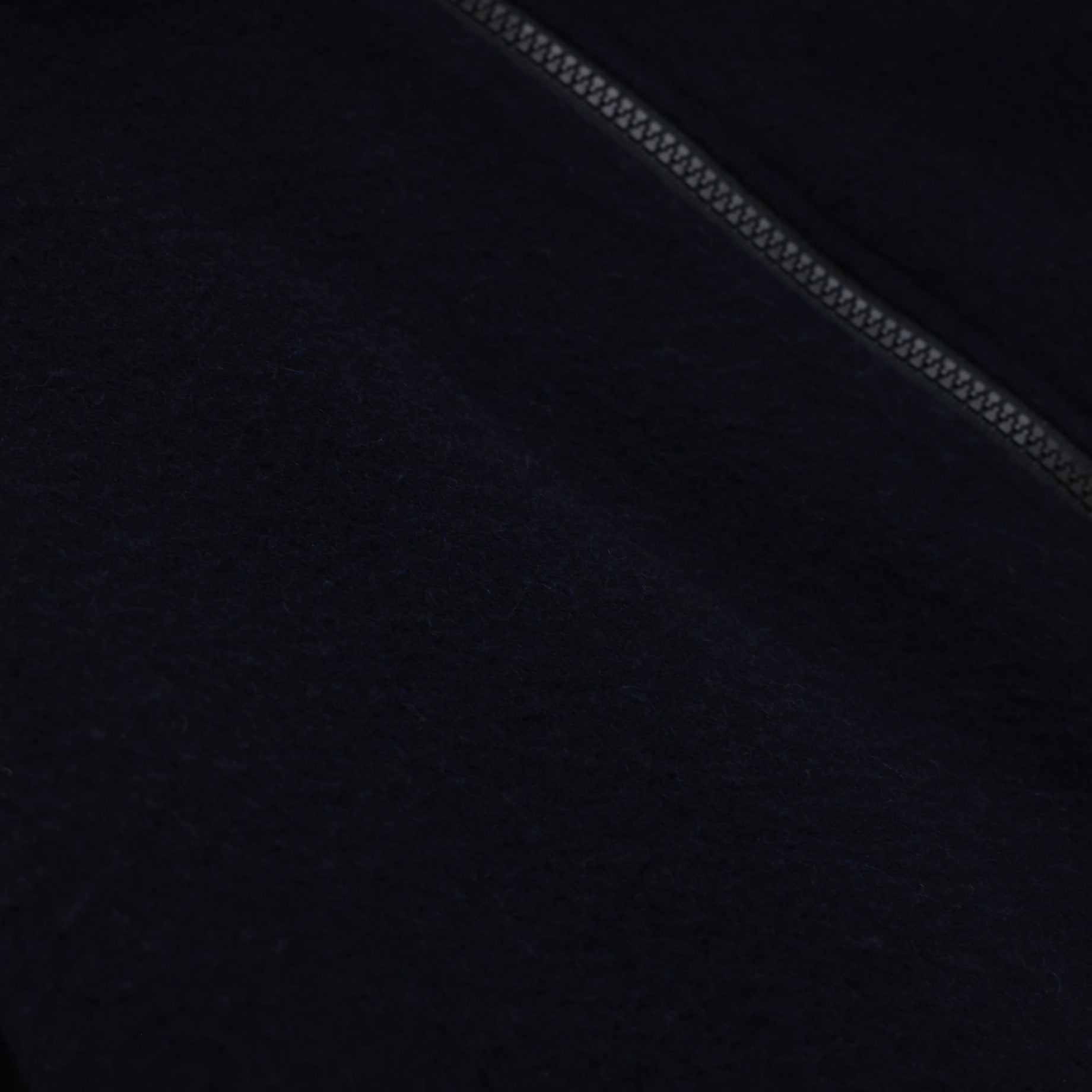 WOOL CASHMERE FLEECE ZIP UP BLOUSON(D .NAVY)