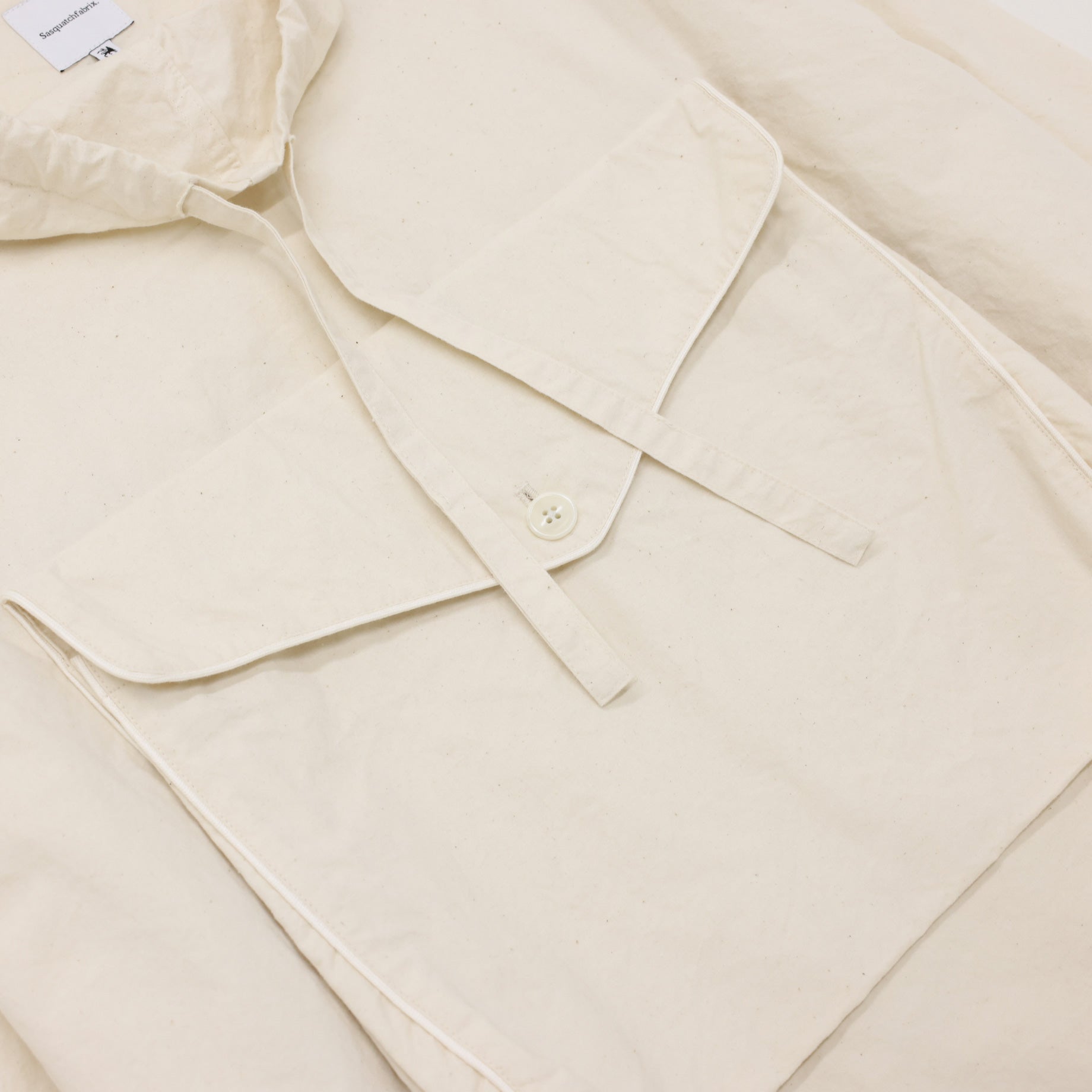 HI-NECK PULLOVER SHIRT(OFF WHITE)