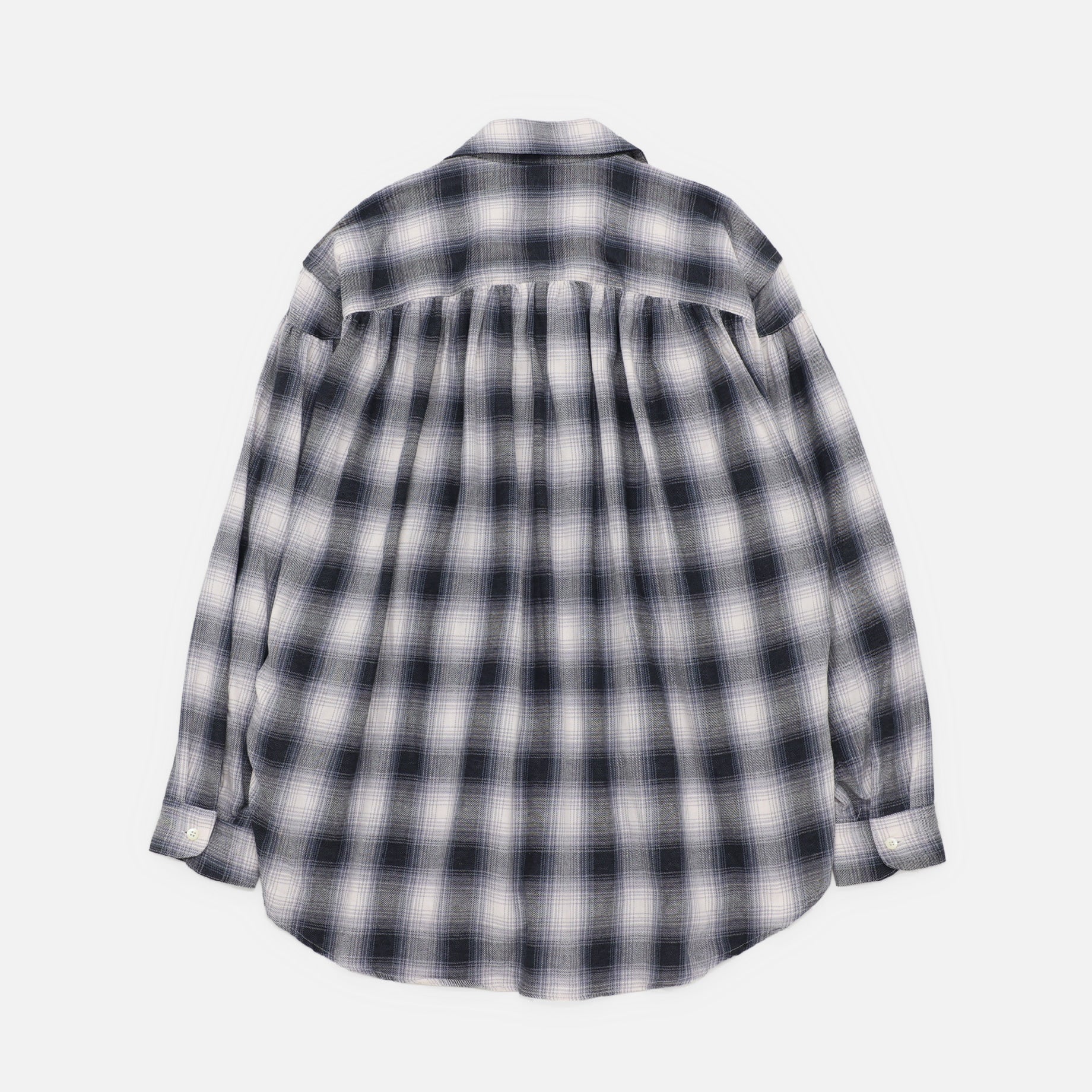 PAINTER SHIRT - COTTON PLAID(BLACK)