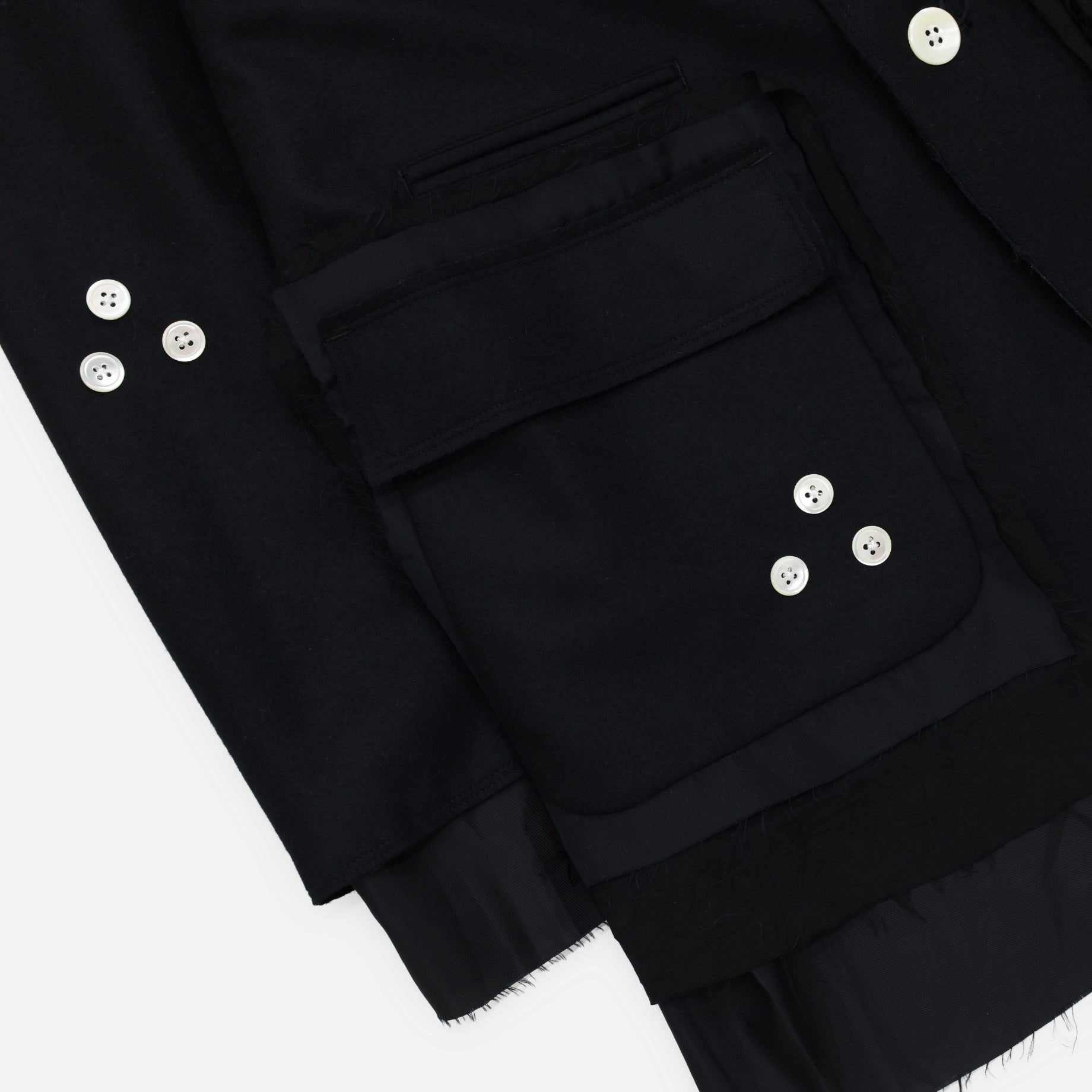 BUTTON JACKET(BLACK)