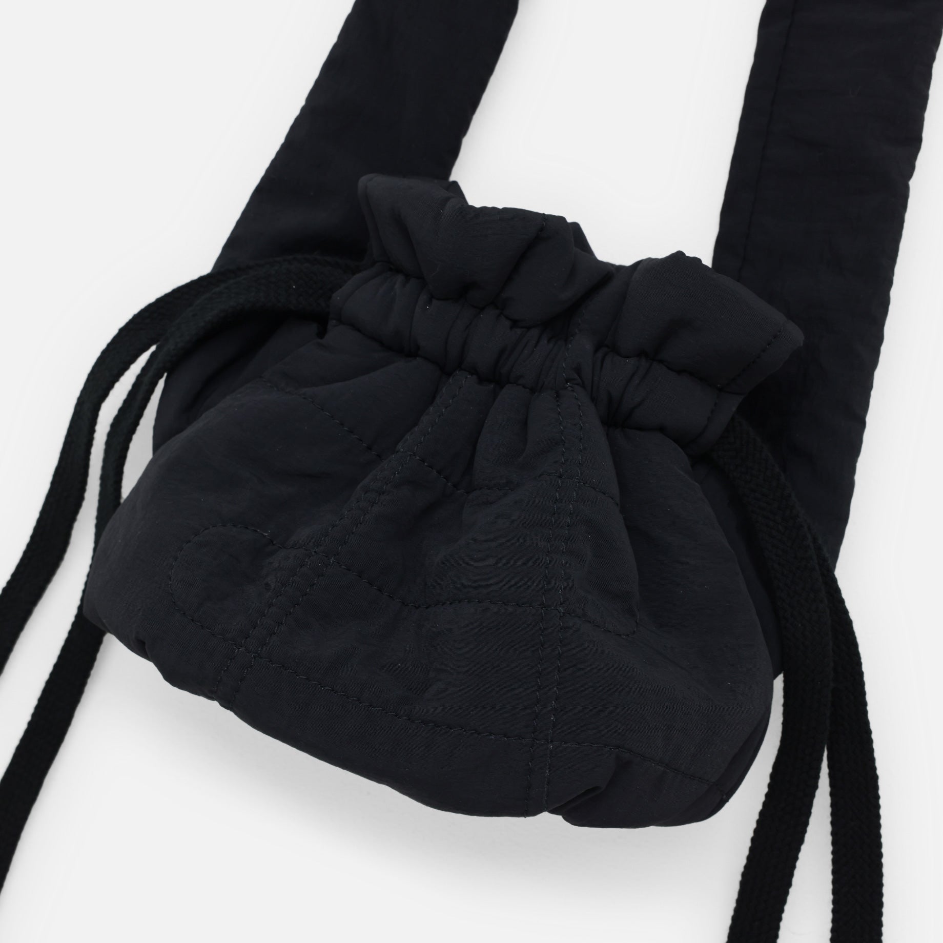 "$" KNOT BAG(BLACK)