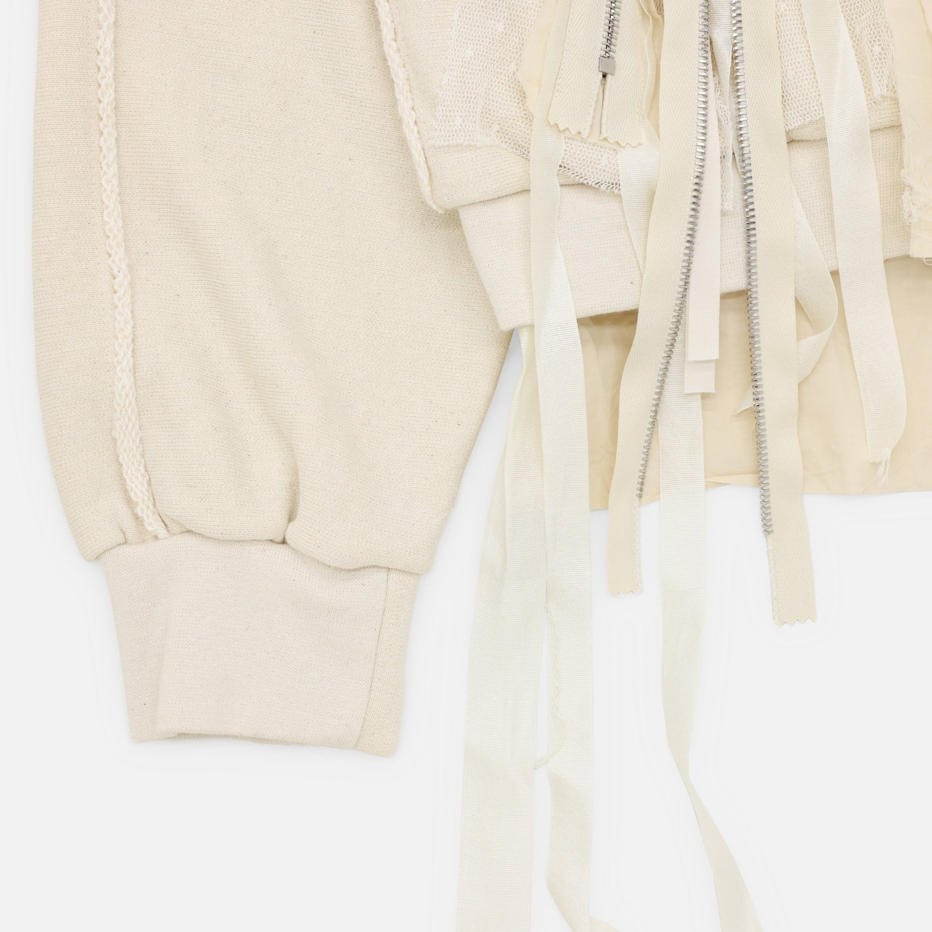 FULL ZIP SWEAT(IVORY)