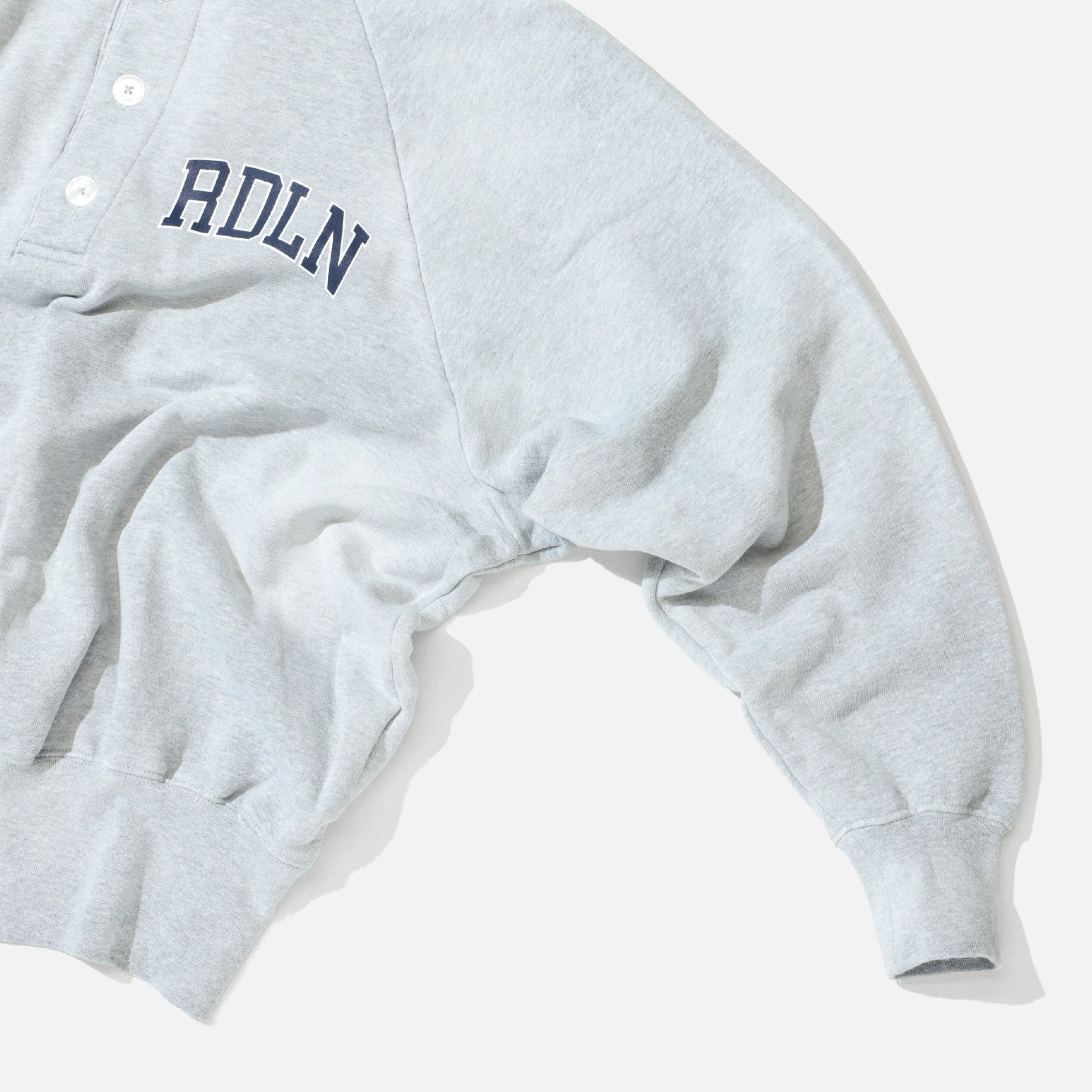 LOGOTYPE POLO SWEATSHIRT (GREY)