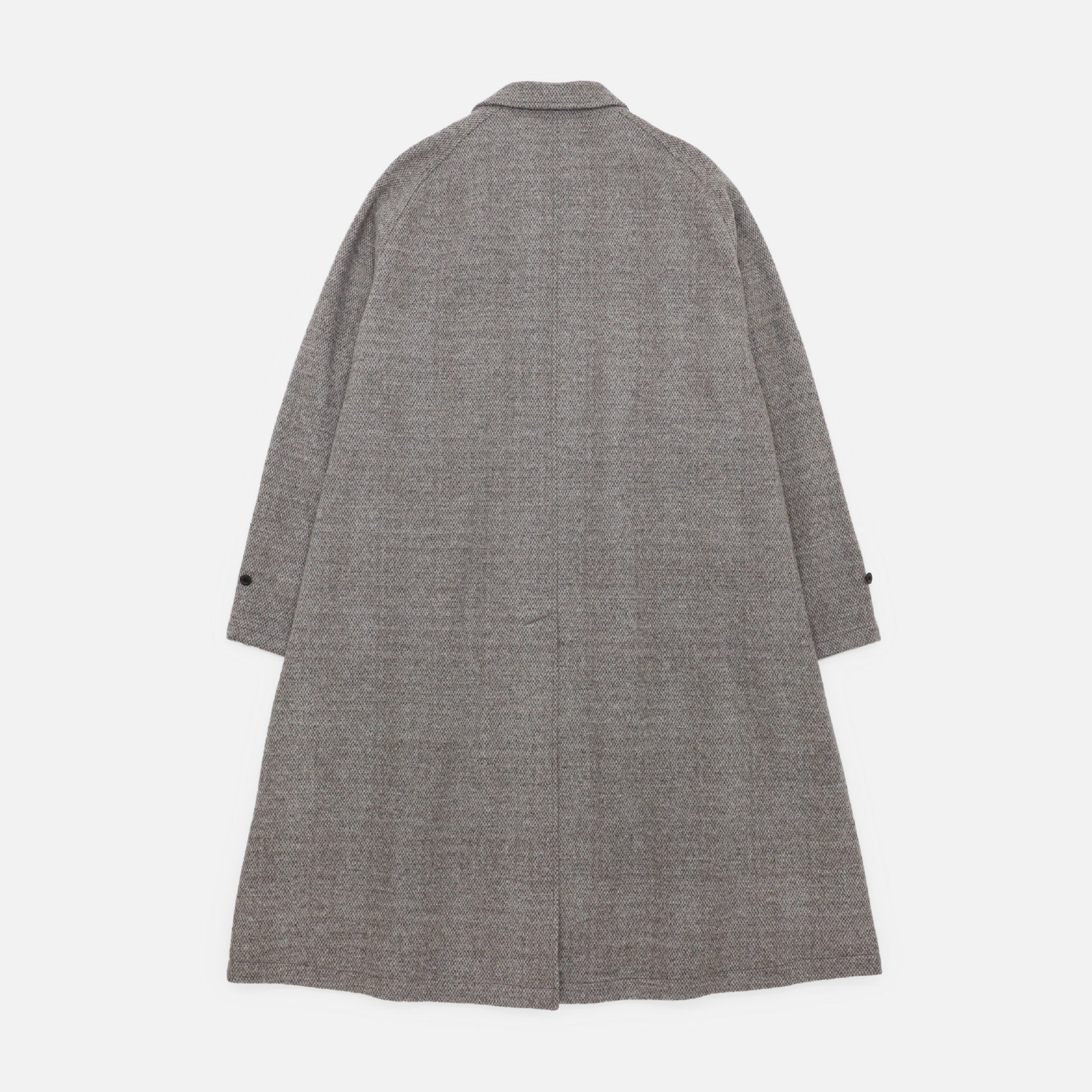 KNIT BALMACAAN COAT(BEIGE)