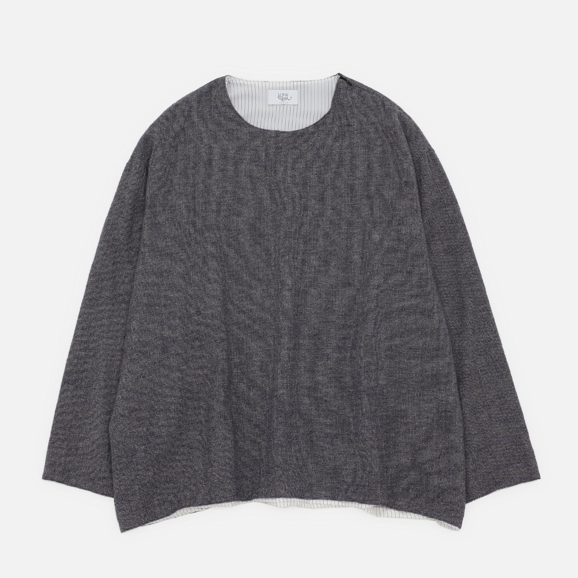 CREW NECK SHIRTS(CHARCOAL)