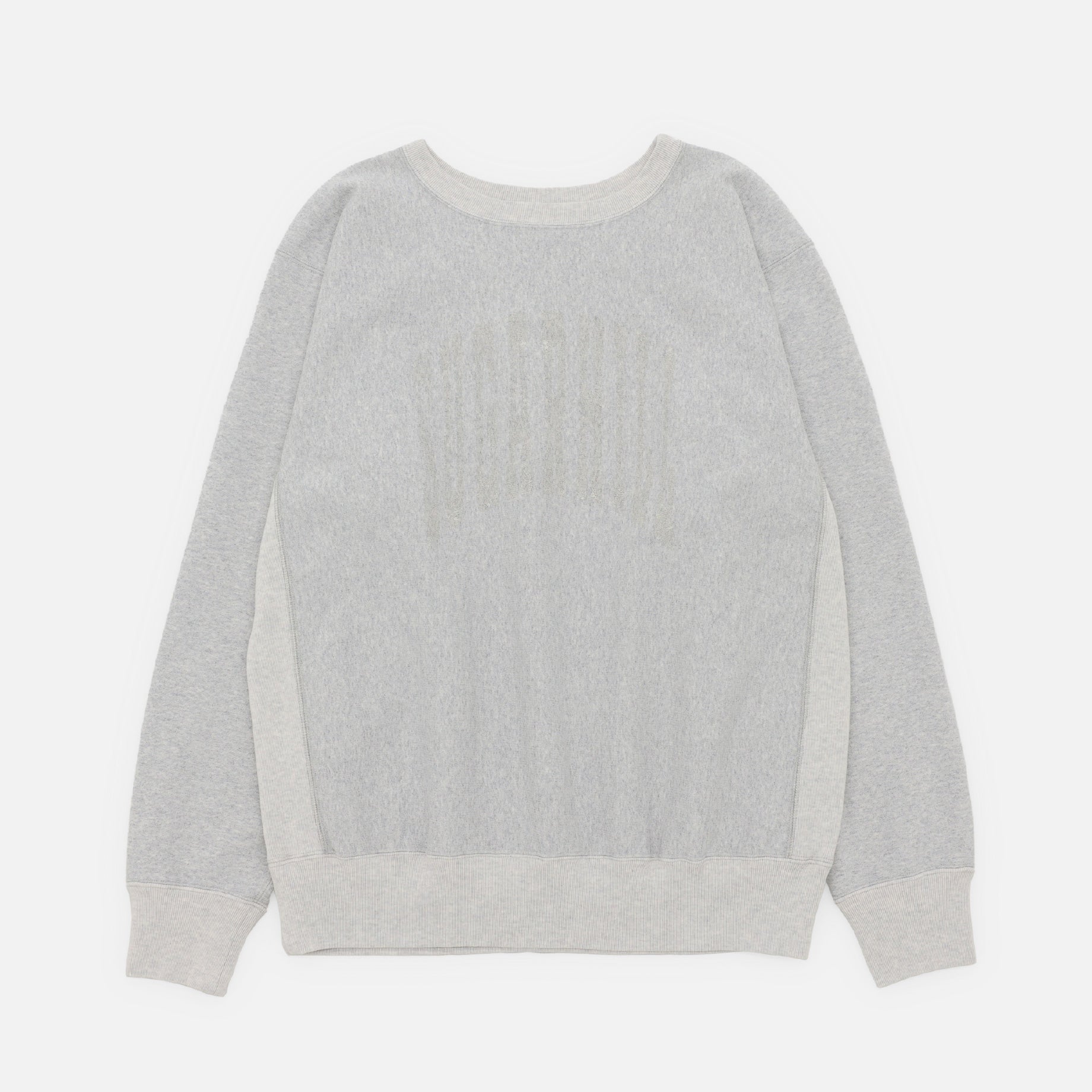 COLLEGE PRINT SWEAT SHIRT(AGED GRAY)