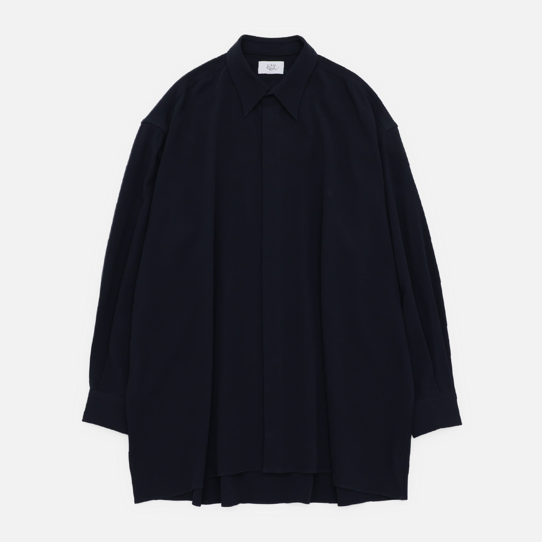 FLY FLONT SHIRTS(D.NAVY)