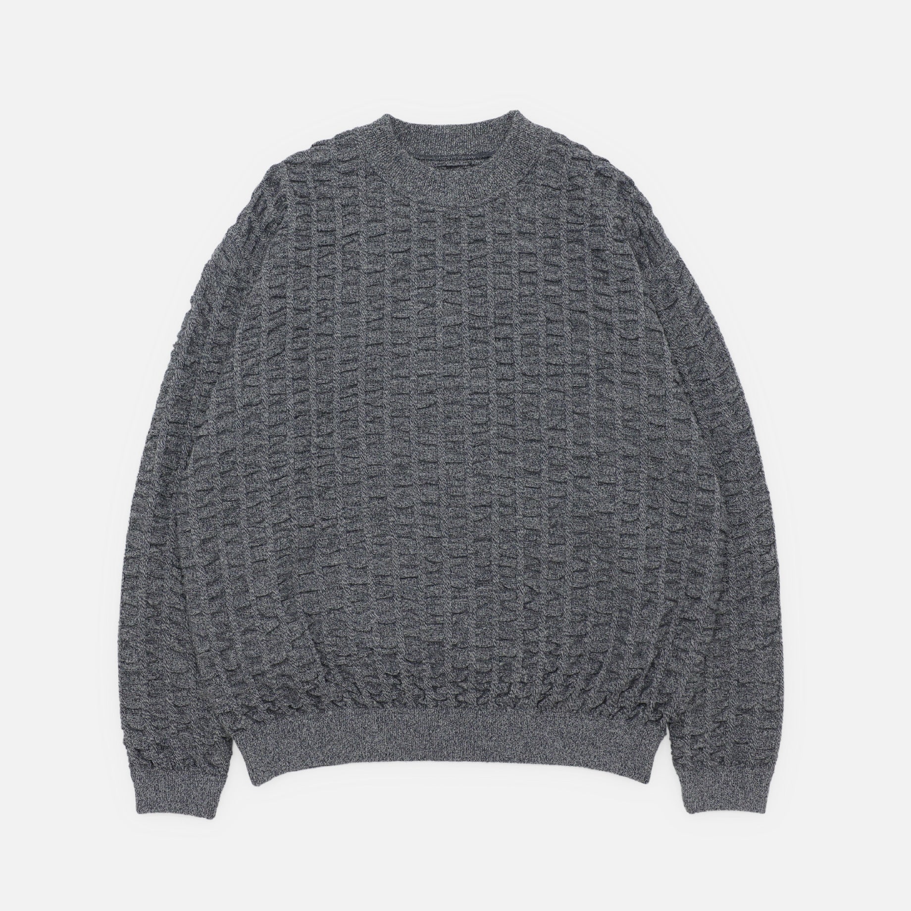 WAVE KNIT (D.GRAY)
