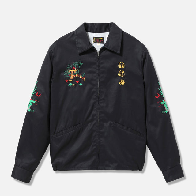 MID 1960S STYLE COTTON VIETNAM JACKET “VIETNAM PANTHER” (BLACK)