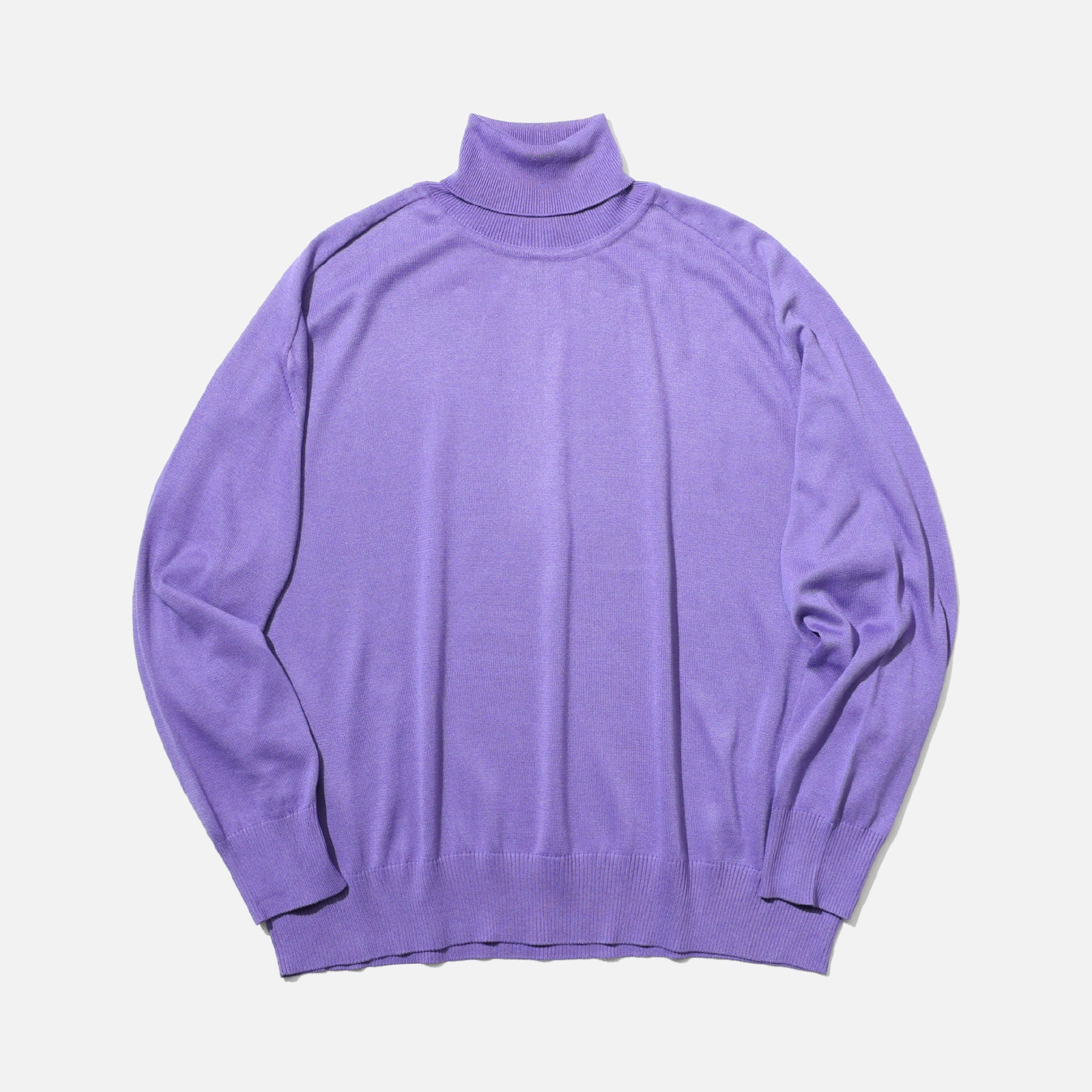 TURTLE NECK KNIT (L.PURPLE)