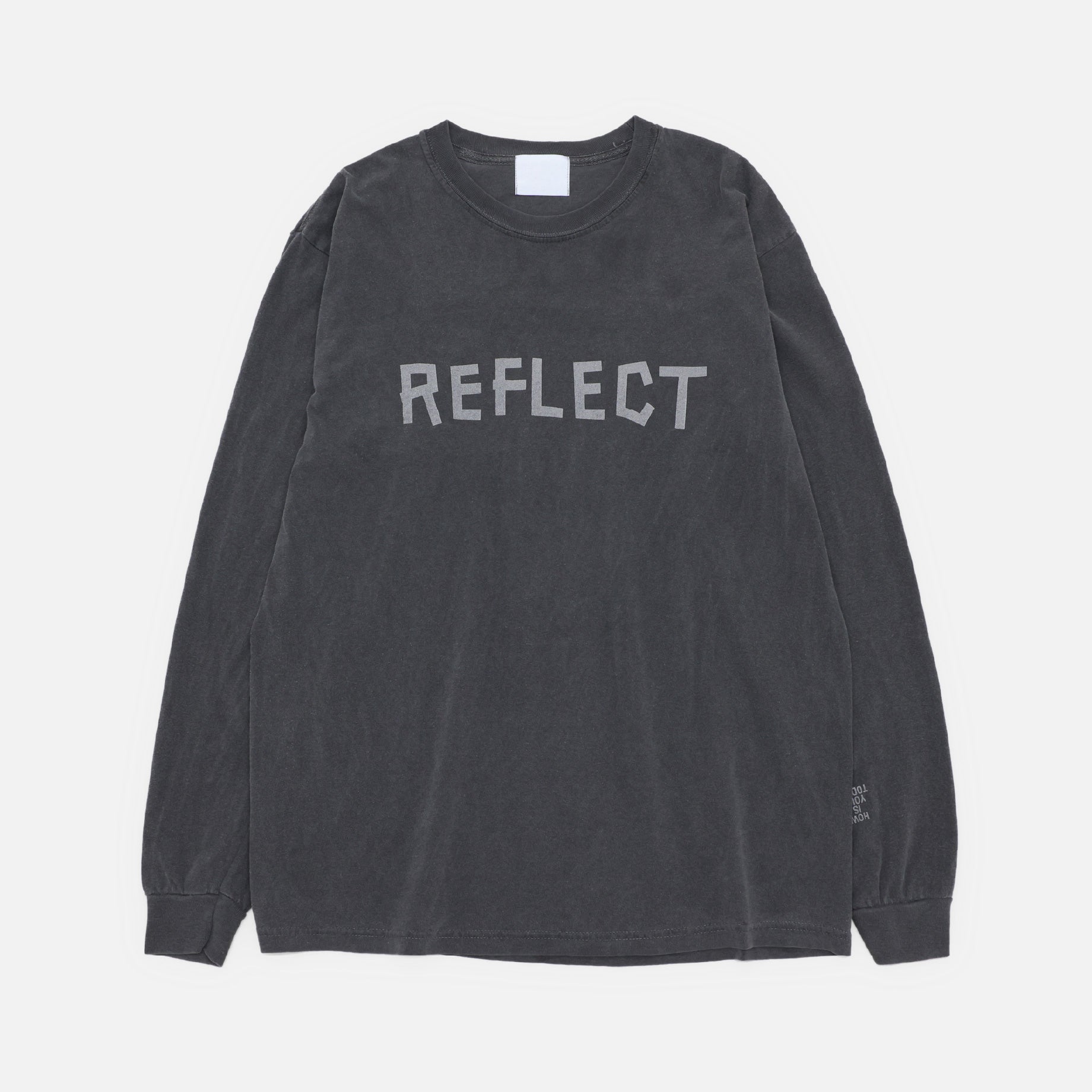 REFLECT #02 LS TEE(BLACK)