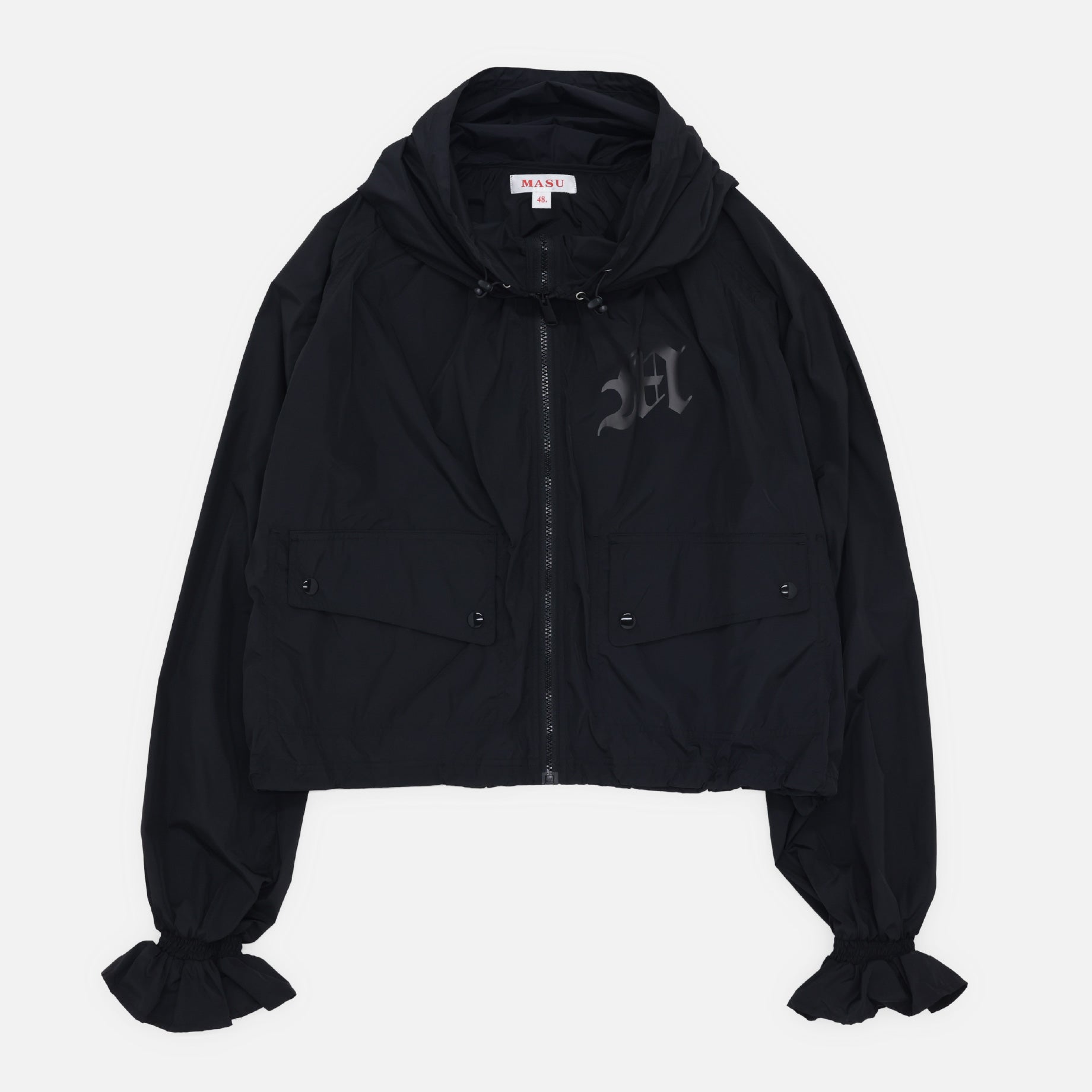 NYLON HOODED JACKET（BLACK） – UNEVEN HUB STORE｜想像を超える、人