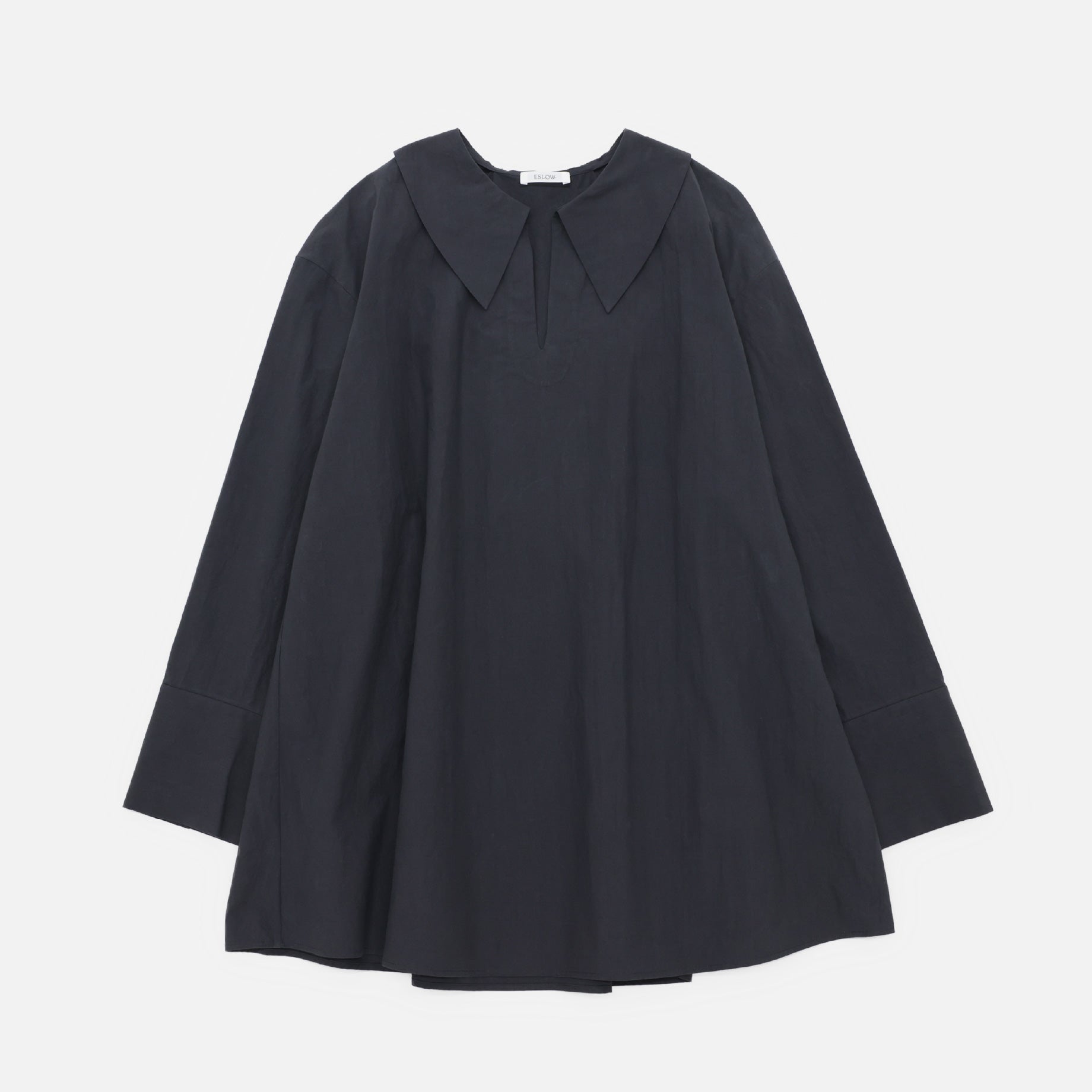 RUFFLED SHIRT(CHARCOAL)