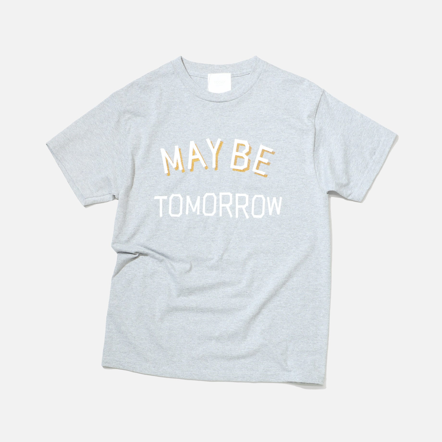 “TOMORROW” SS TEE(GRAY)