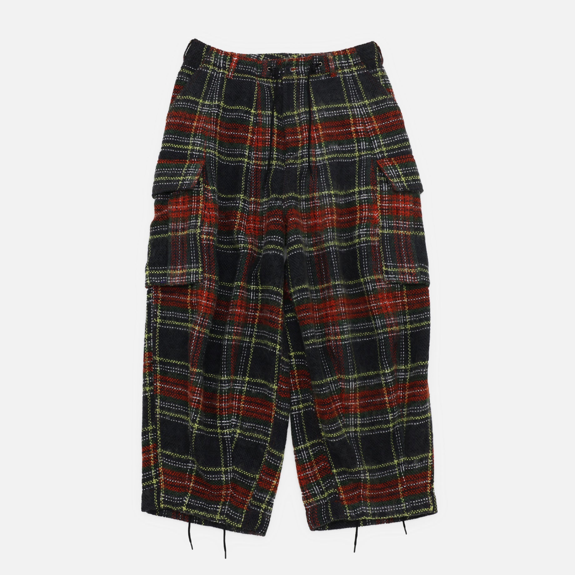 H.D. PANT - BDU / WOOL SHAGGY PLAID(RED)