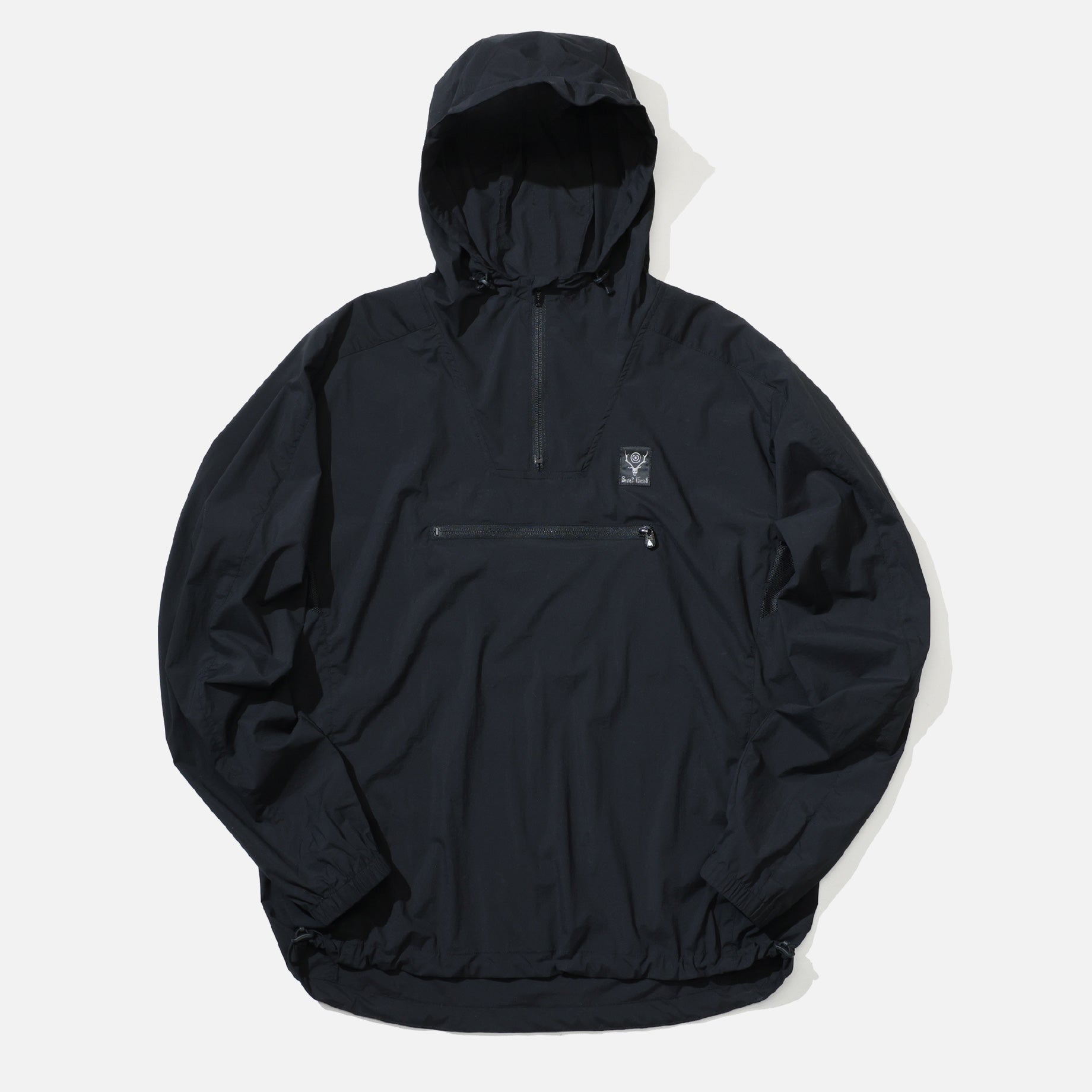 PACKABLE ANORAK - MICRO RIPSTOP(BLACK)