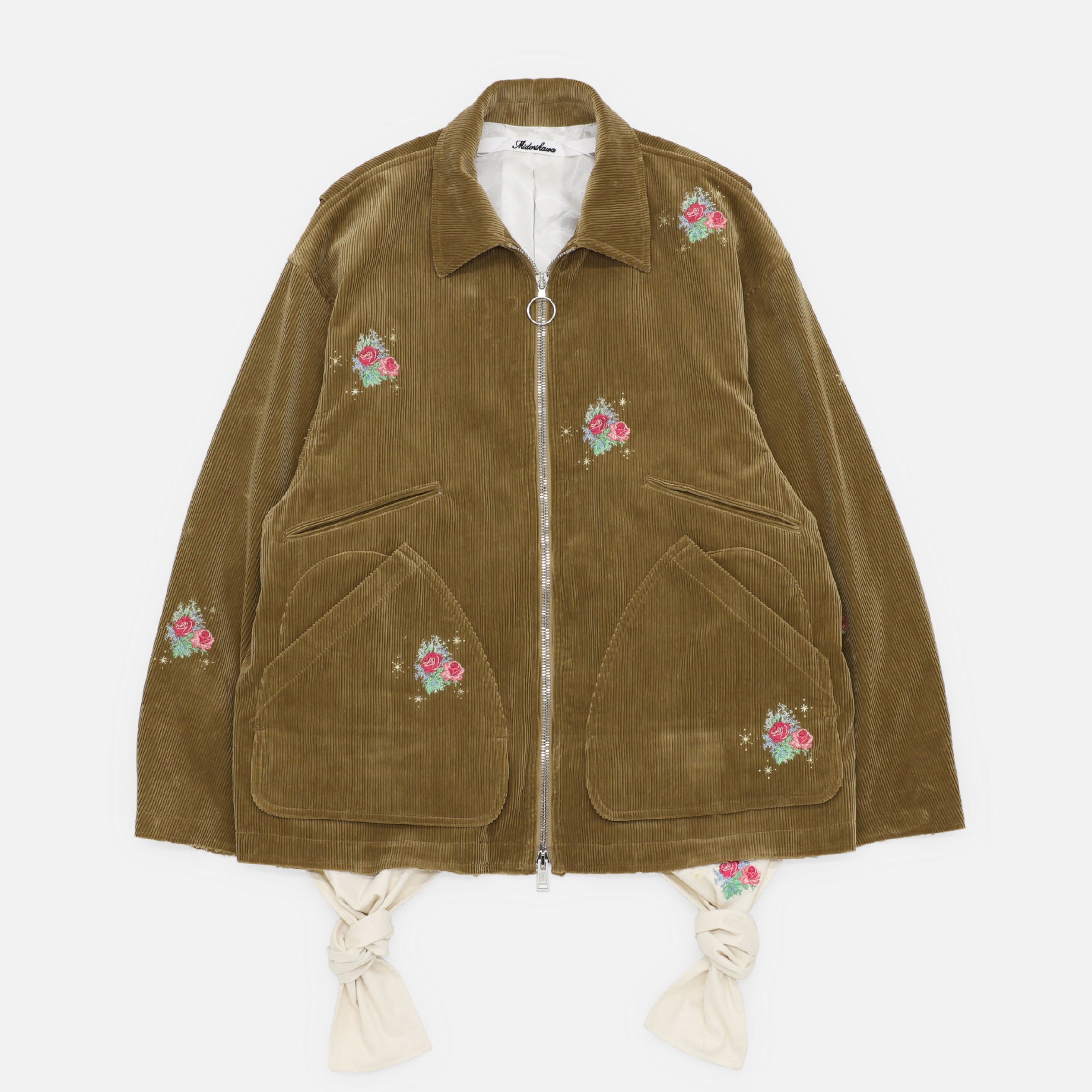HUNTING CORDUROY BLOUSON(CAMEL EMBROIDERY)