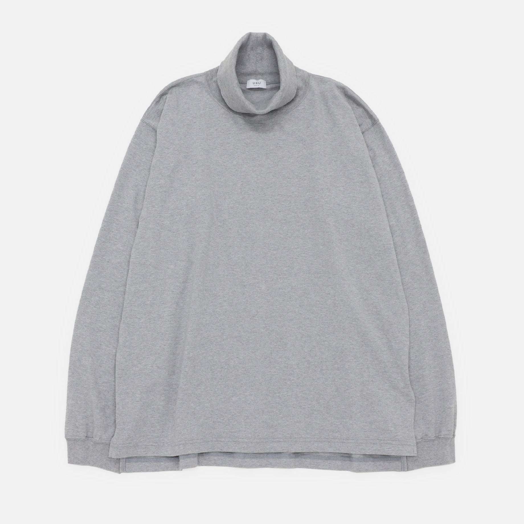 HIGH NECK L/S TEE(H.GRAY)