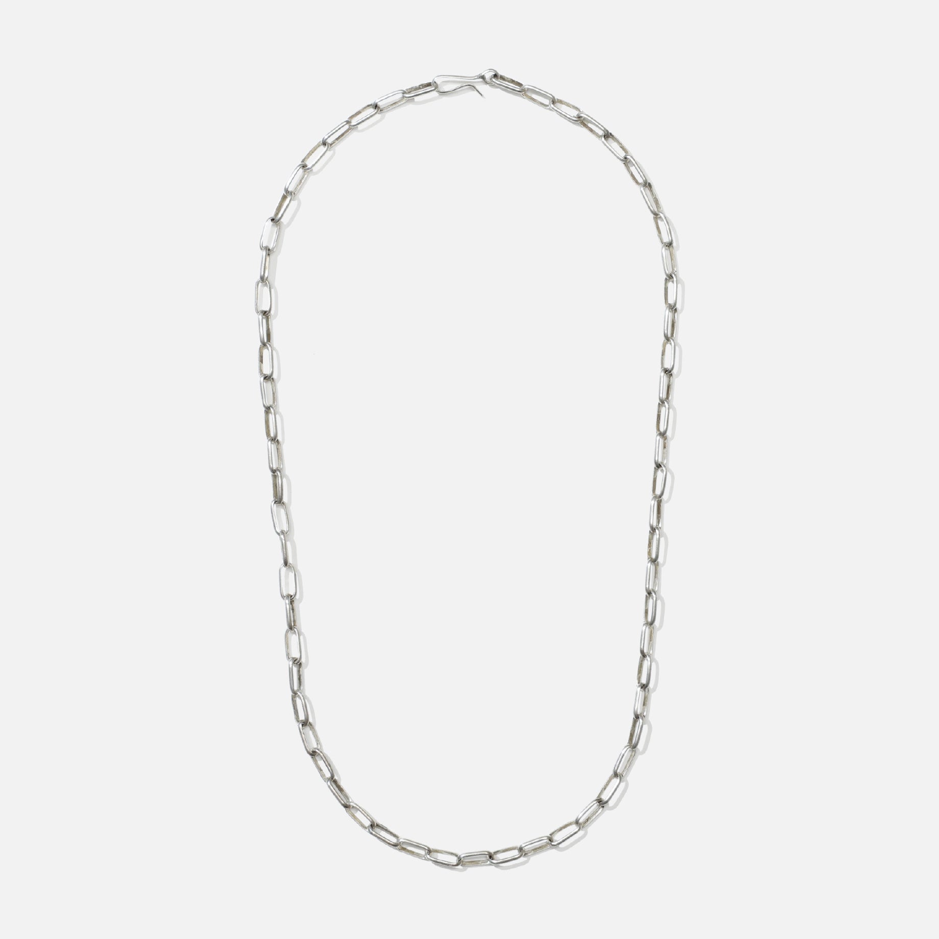 SALLY SHIRLEY NAVAJO HANDMADE CHAIN NECKLACE(SILVER)