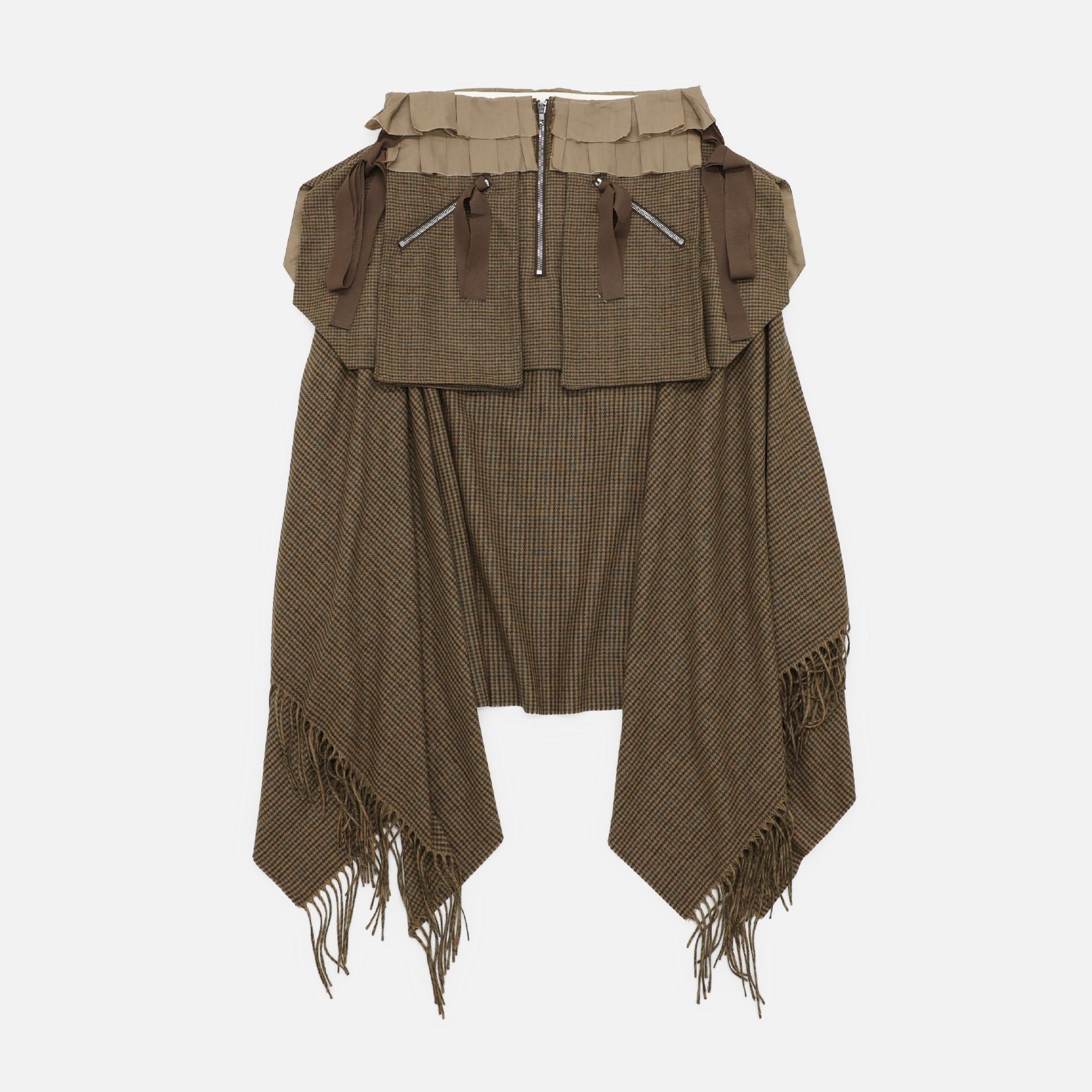 STOLES SKIRTS(BROWN CHECK)