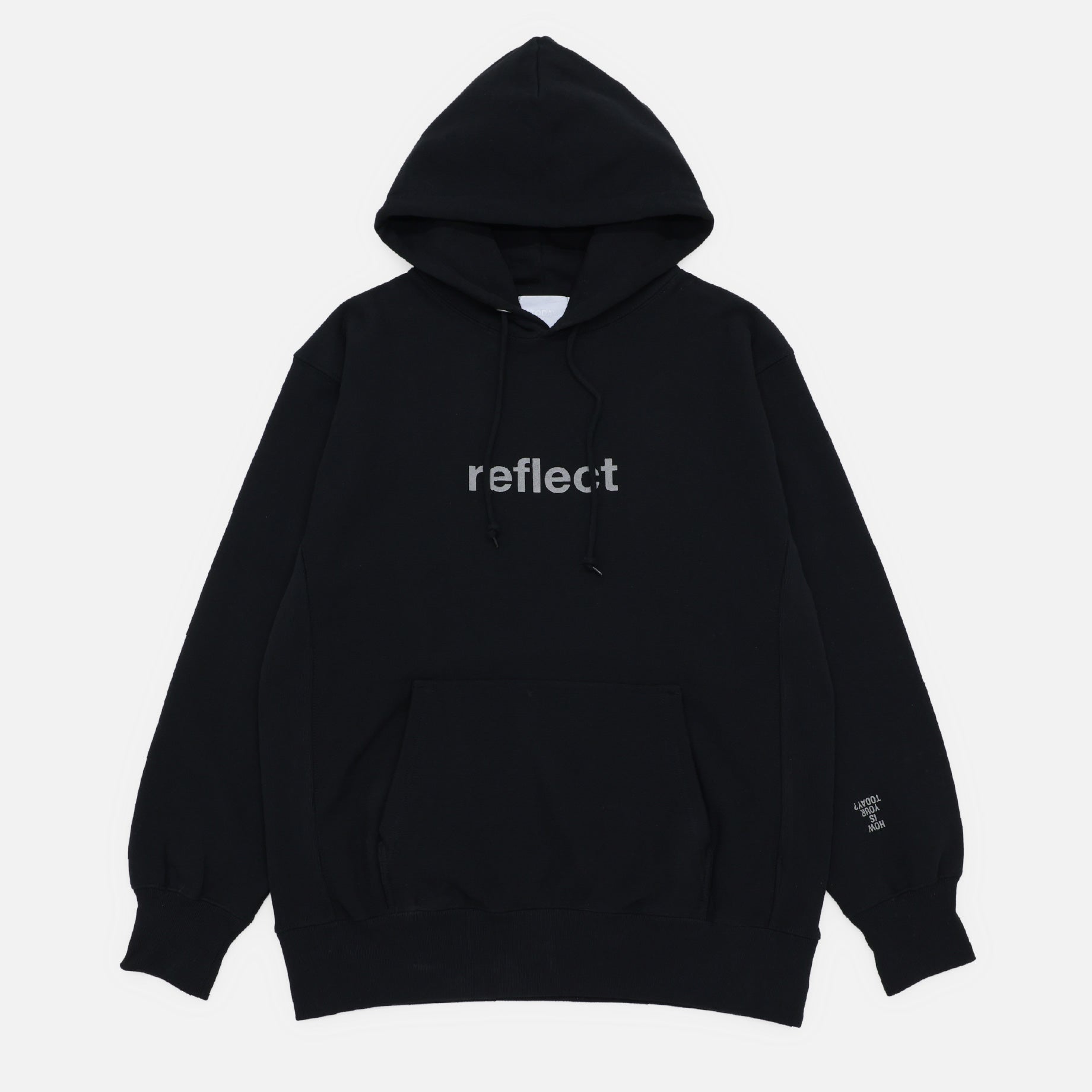 REFLECT #01 HOODED SWEAT (BLACK)
