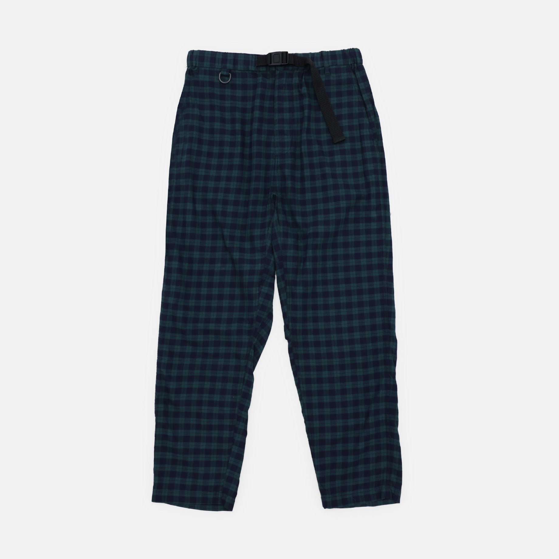 EZ PANT - COTTON TARTAN CHECK(GREEN)