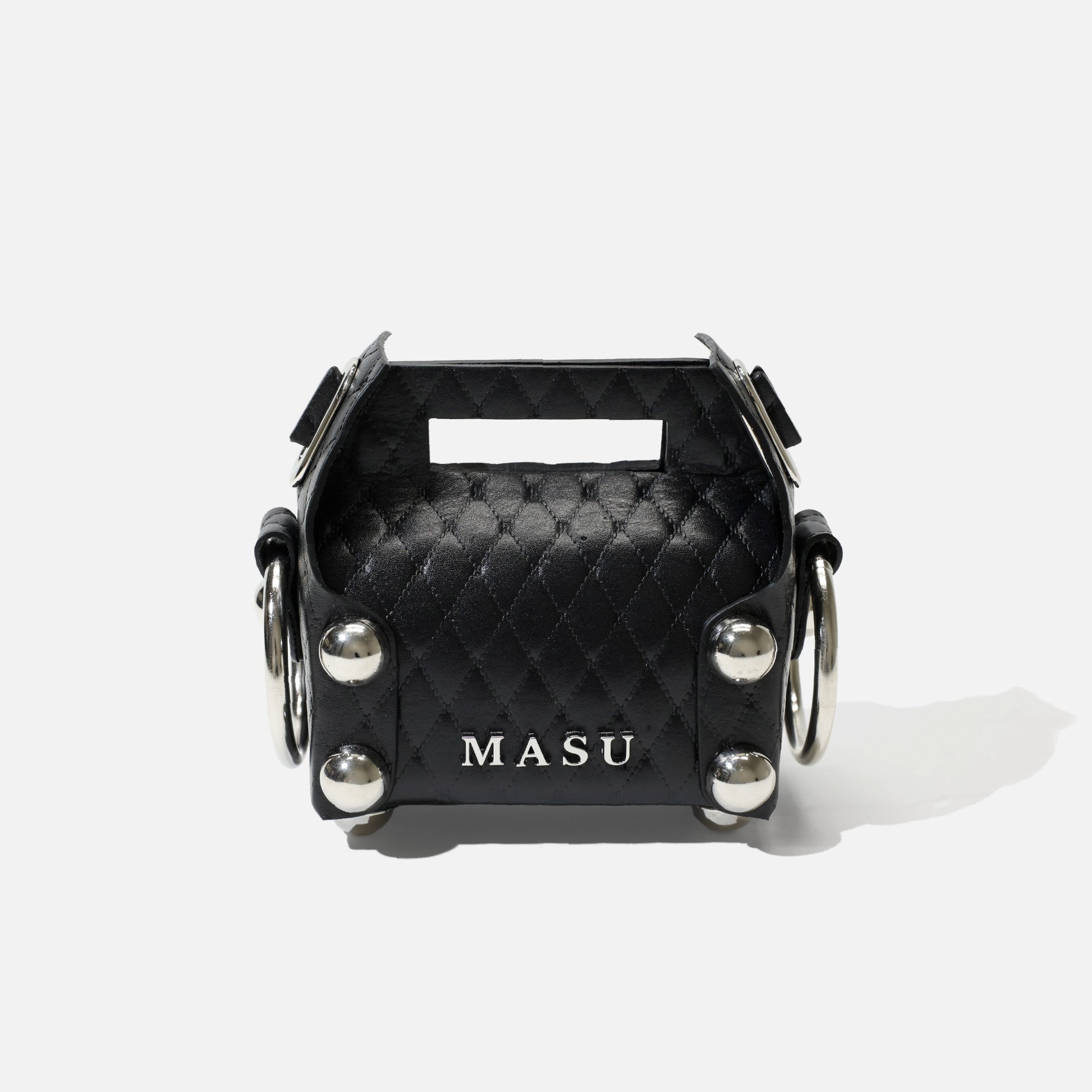 LEATHER CAKE BAG PETIT(BALCK)
