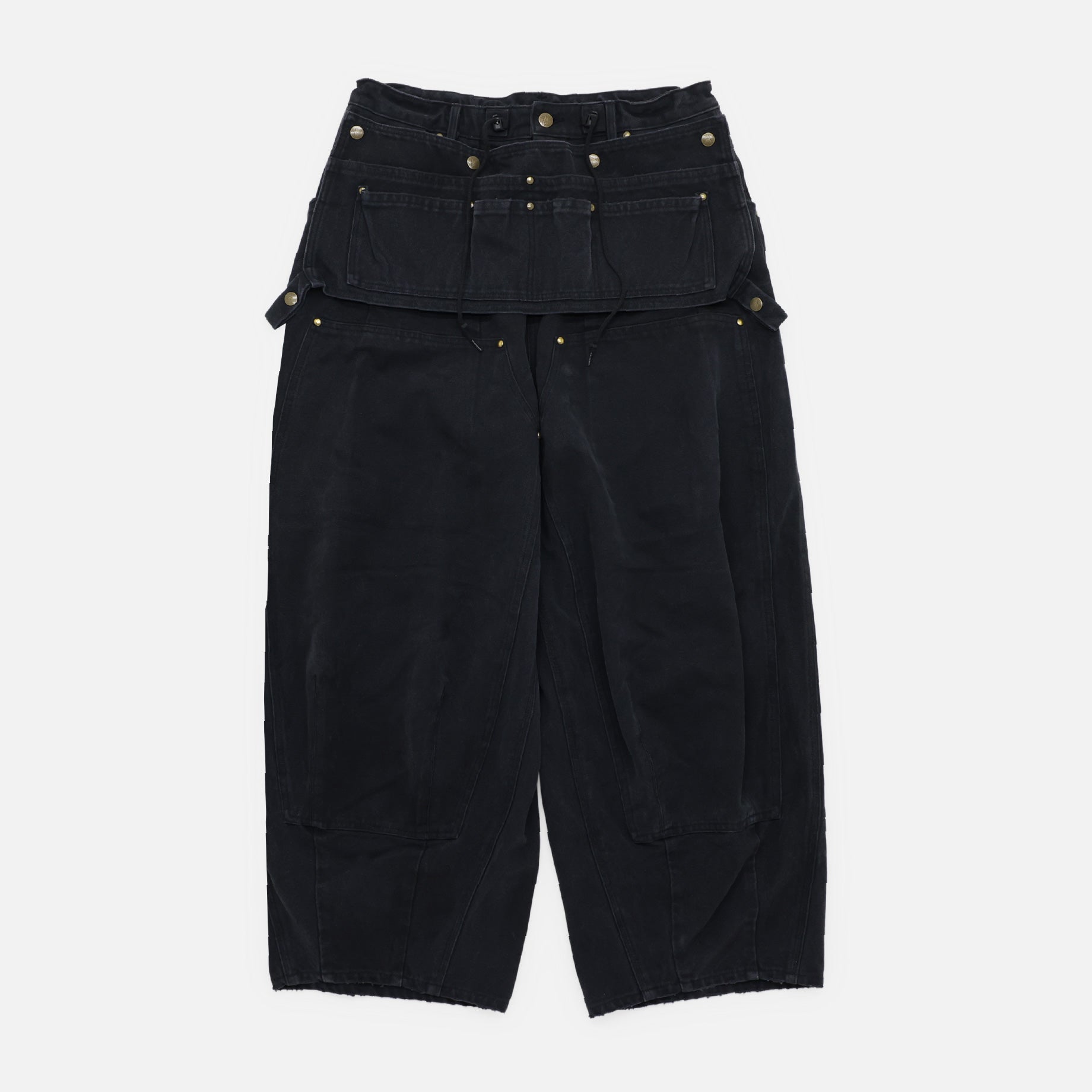 H.D PANT - APRON / 16OZ COTTON CANVAS (BLACK)