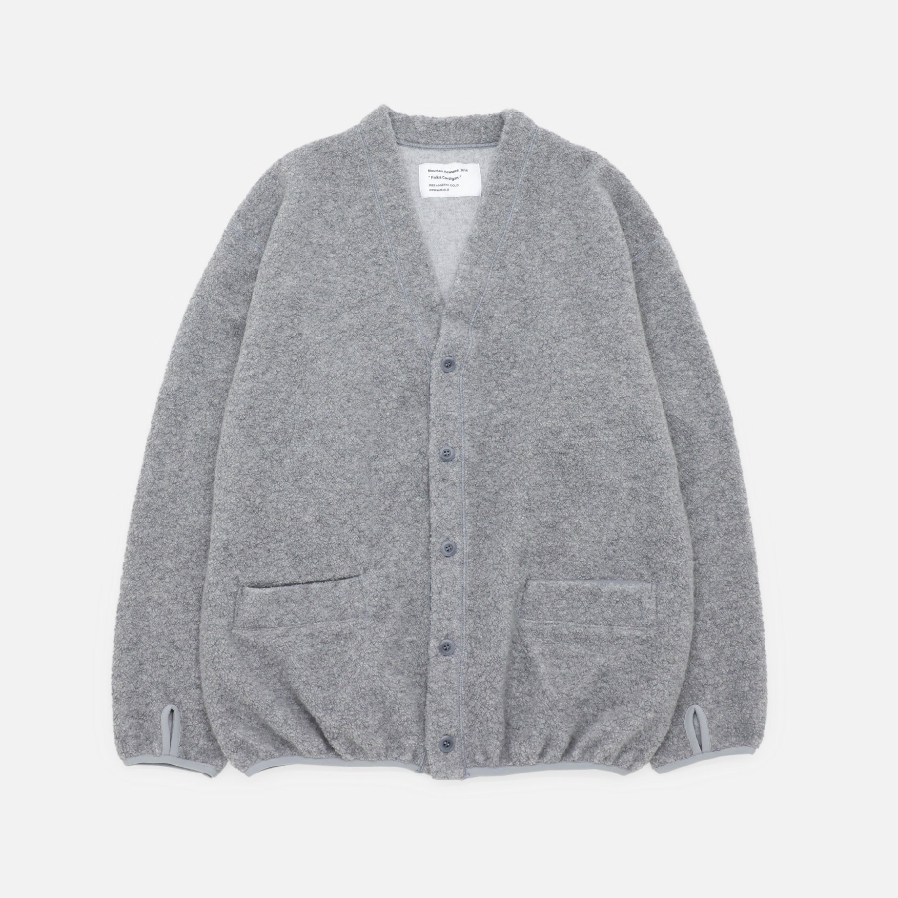 FOLKS CARDIGAN(GRAY)