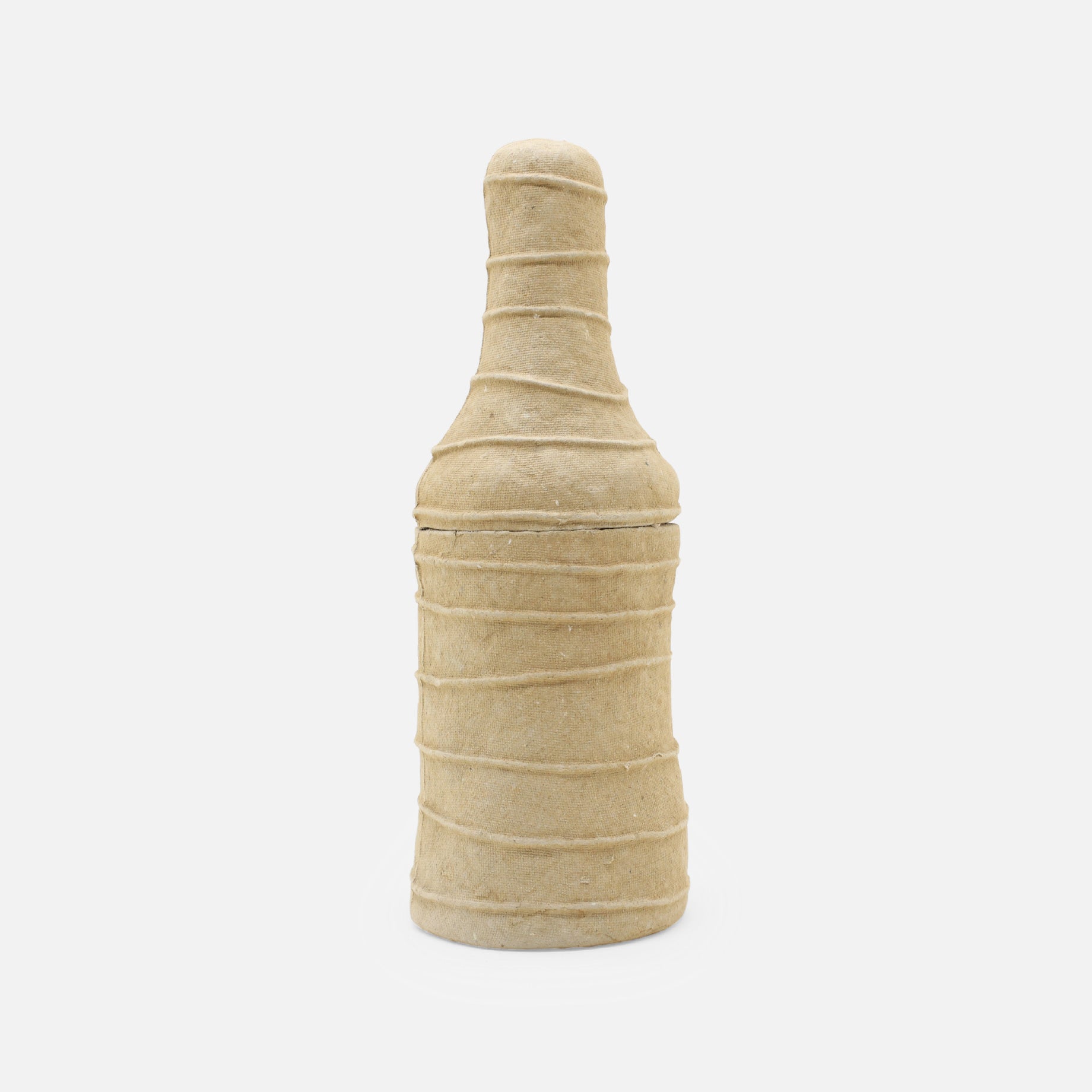 VINTAGE MISCELLANEOUS PULP MOLD WINE BOTTLE HOLDER