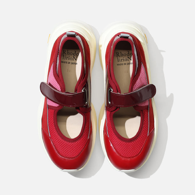 MARY JANE SNEAKERS - COLOR SCHEME MODEL (RED)