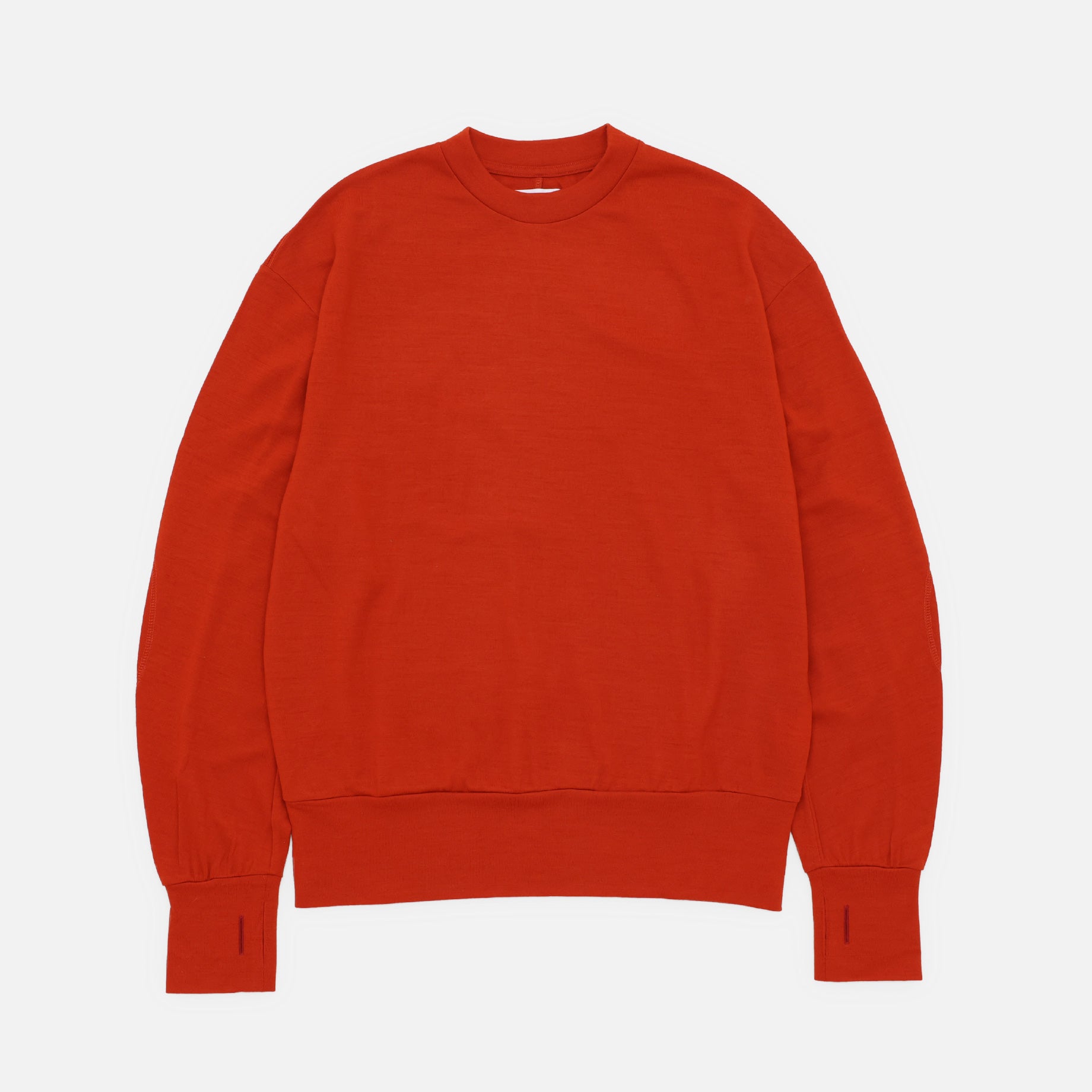 FINE WOOL LONG T(ORANGE)