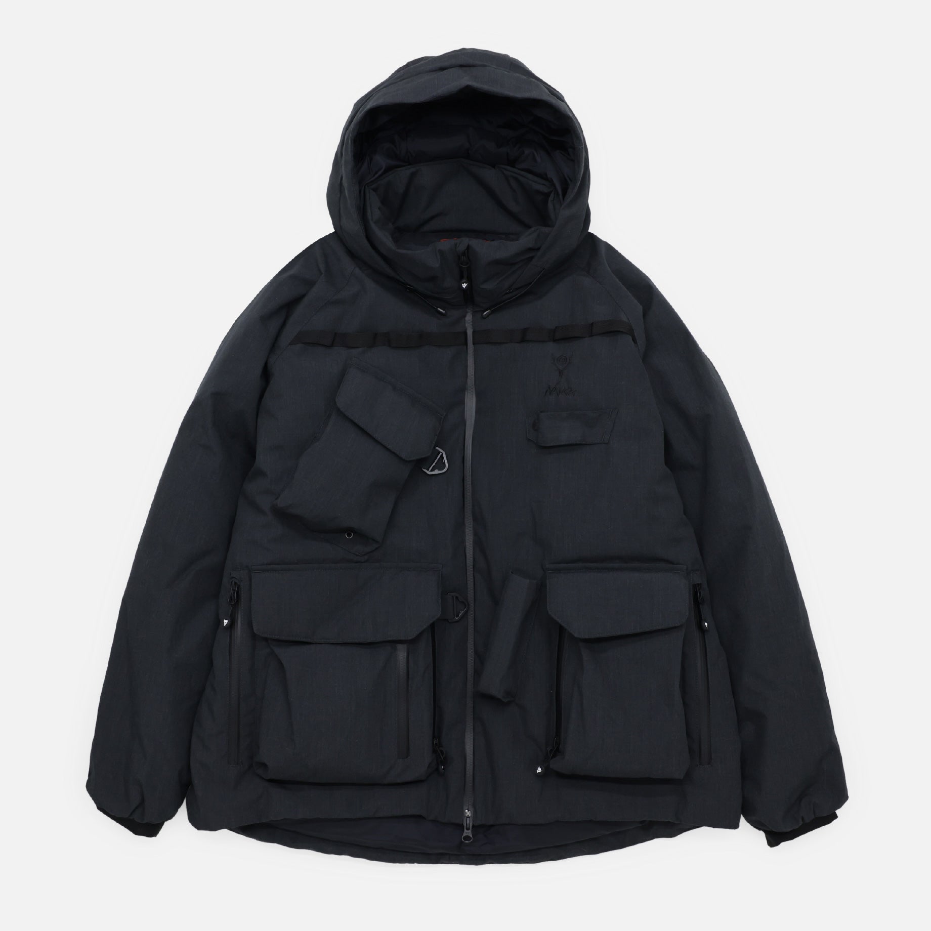 SOUTH2 WEST8 × NANGA TENKARA TROUT DOWN JACKET - FLAME RESISTANT (BLACK)