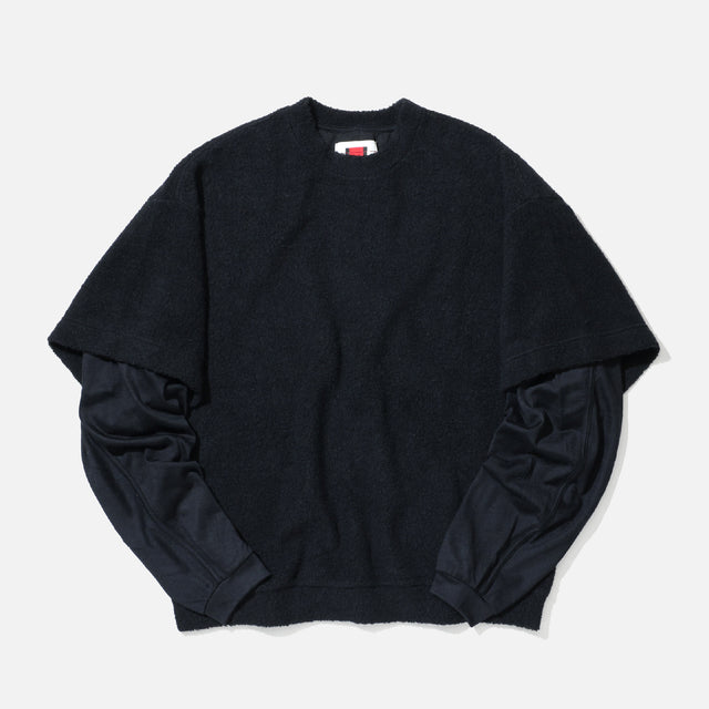 WOOL PILE LAYER T (BLACK)