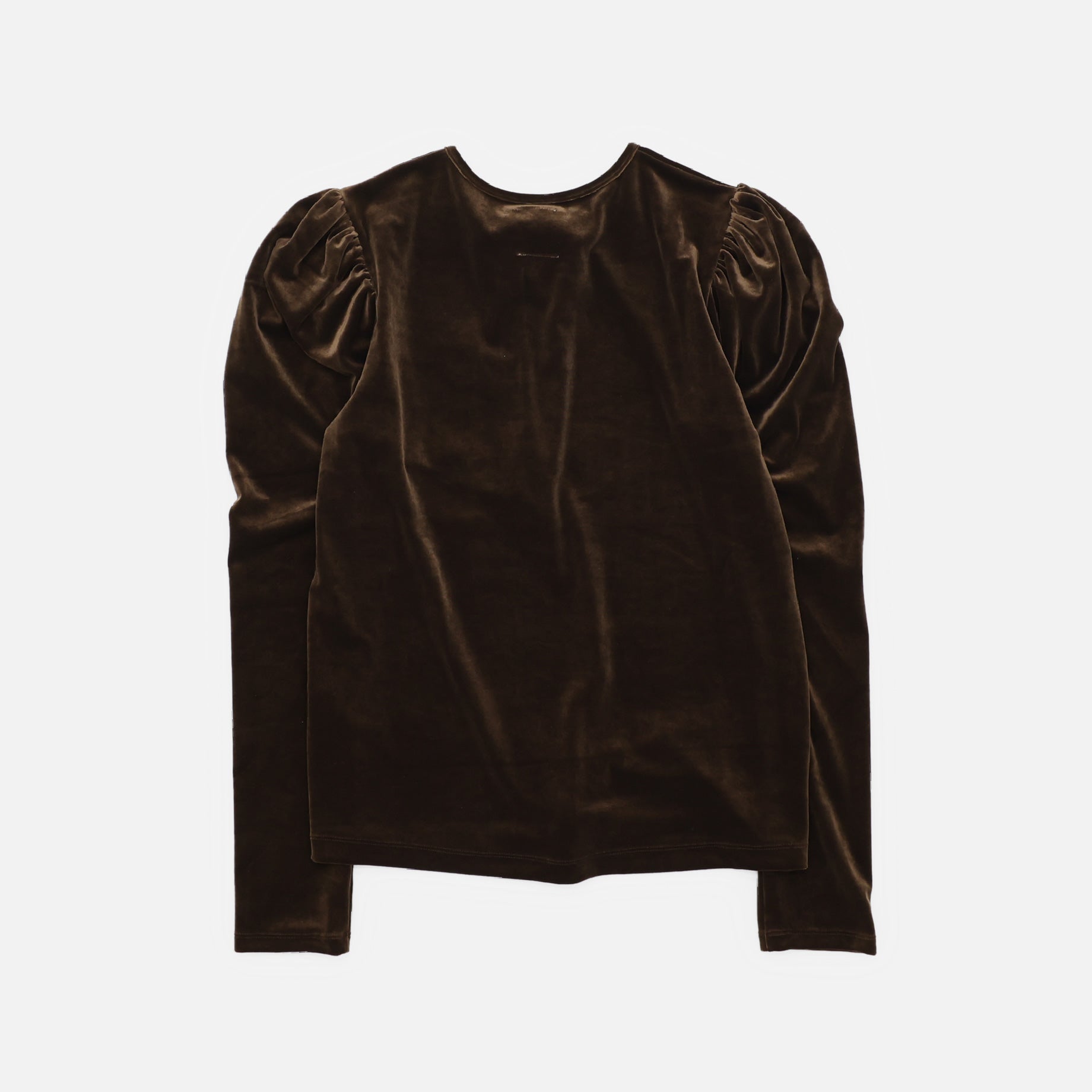 PUFF SLEEVE - VELOUR(BROWN)