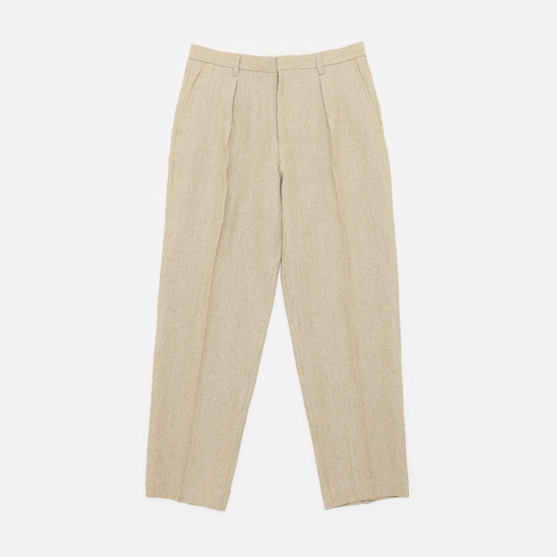 WOOL SLACKS (BEIGE)