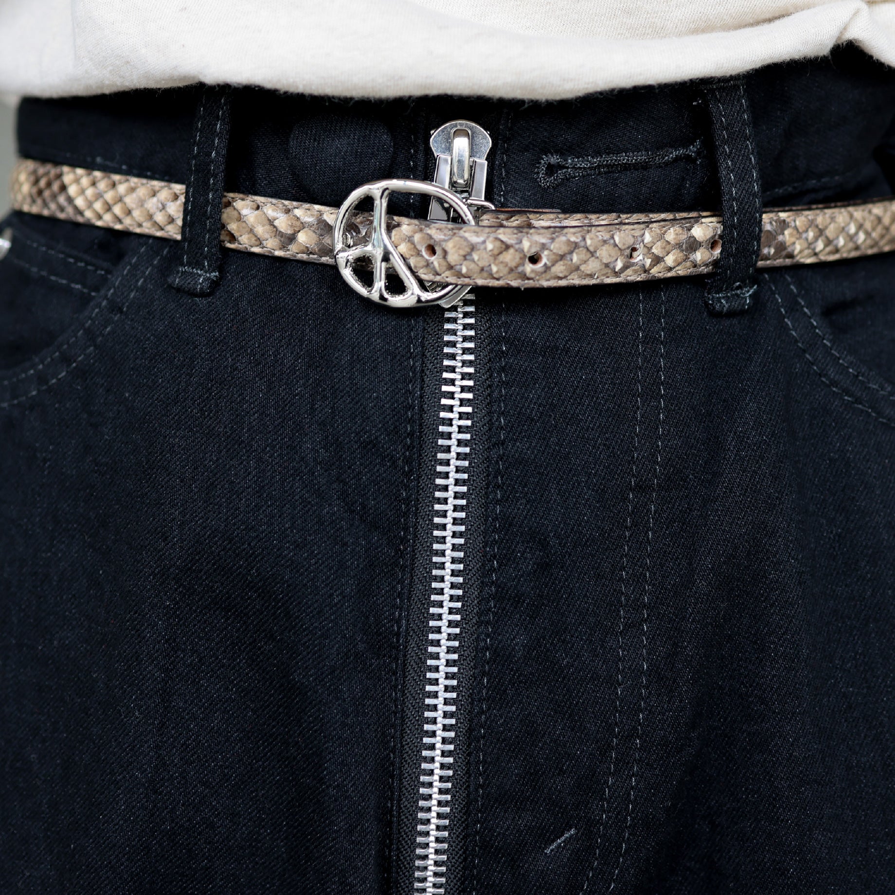 "MASUBOYS" BAGGY JEANS WASHED(BLACK)