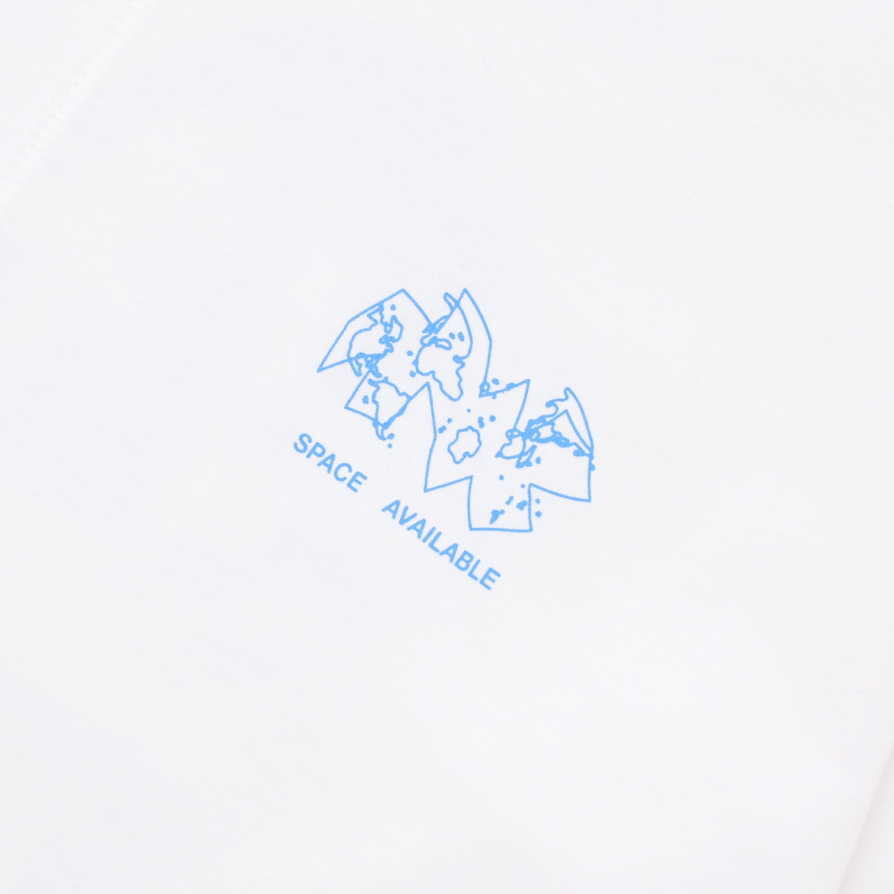 OCEAN MAPPING LONG SLEEVE TEE(WHITE)