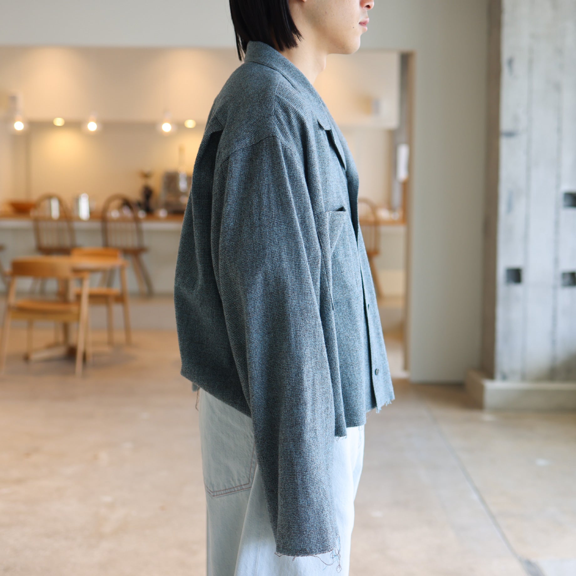 OPEN COLLAR SHIRTS(SAX)