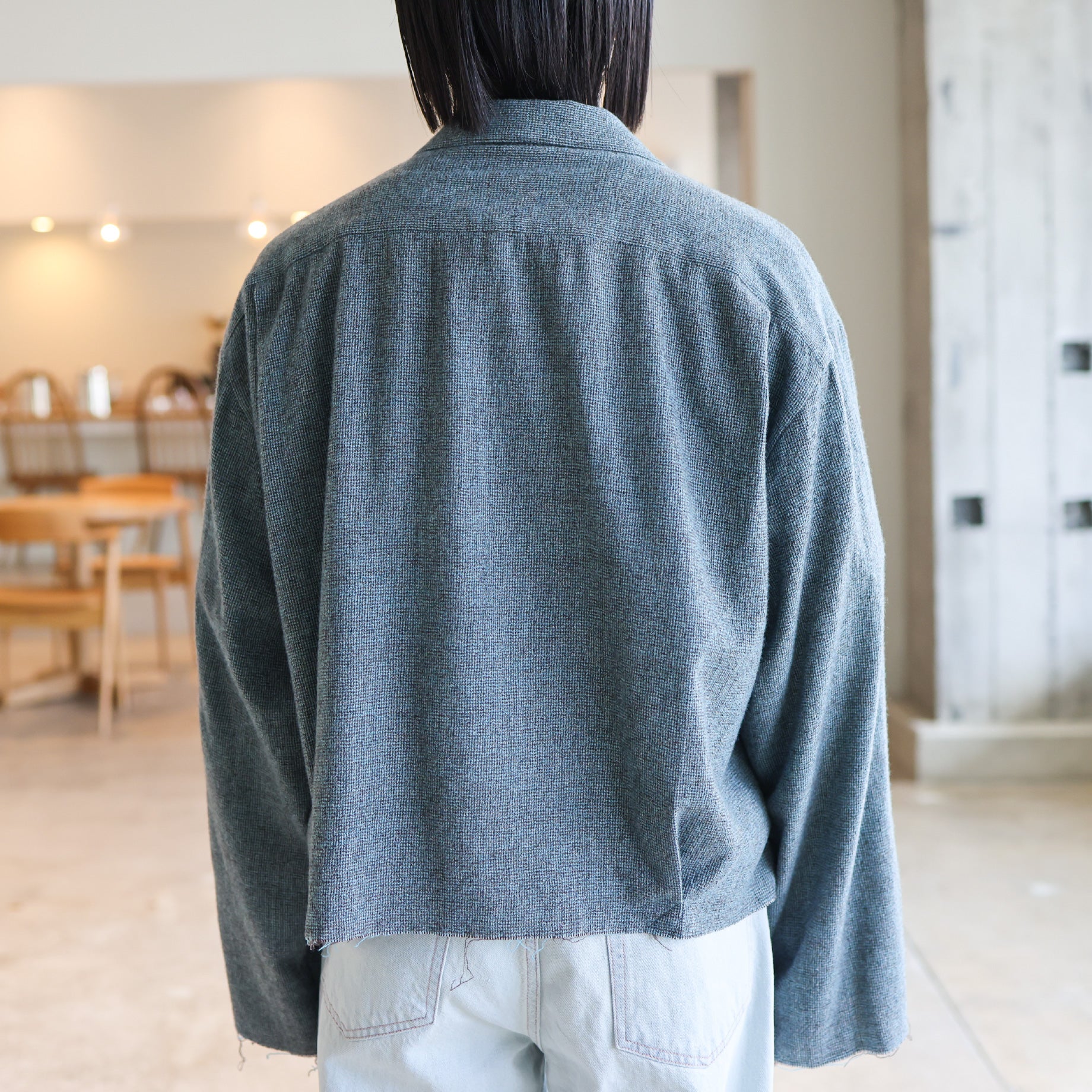 OPEN COLLAR SHIRTS(SAX)